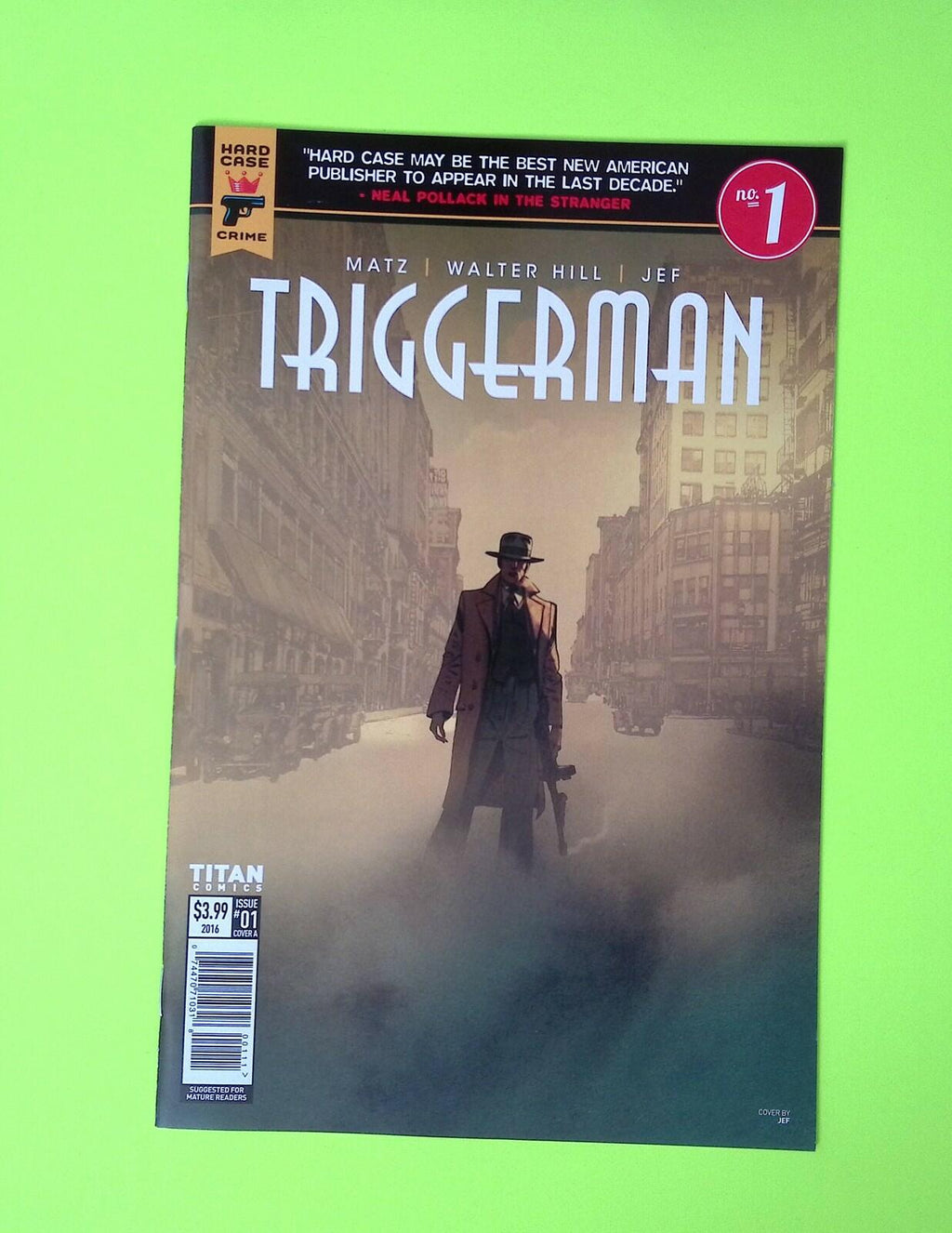 Triggerman #1 2016 Titan Comics High Grade Comic Book Q92-162