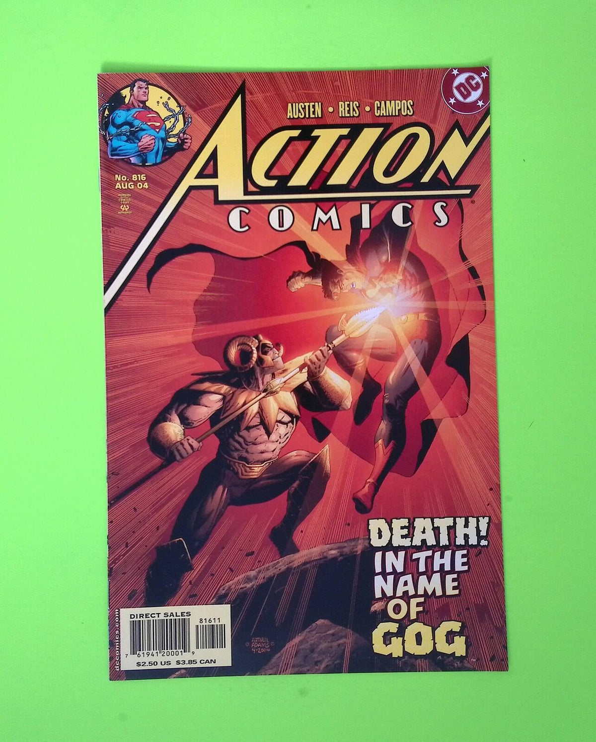 Action Comics #816 Vol. 1 2004 DC Comics Higher Grade Comic Book W305-81