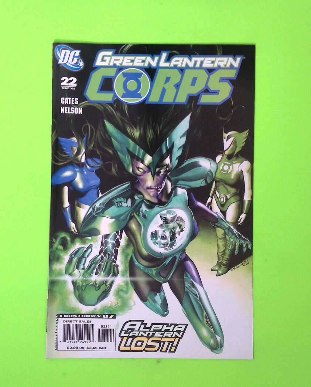 Green Lantern Corps #22 Vol. 2 2008 DC Comics Higher Grade Comic Book W305-279