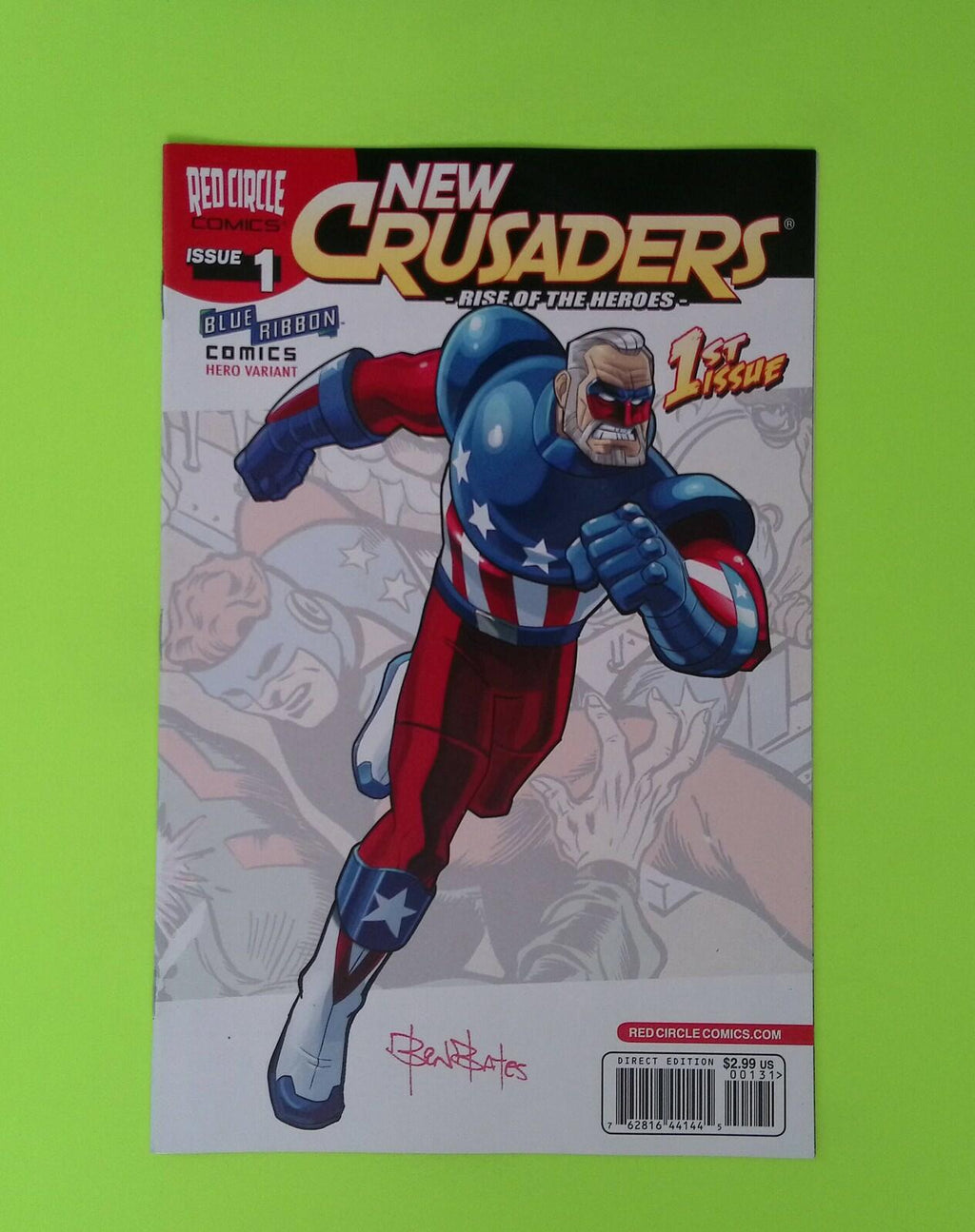 New Crusaders #1d Red Circle Comics Variant Higher Grade Comic Book X263-180