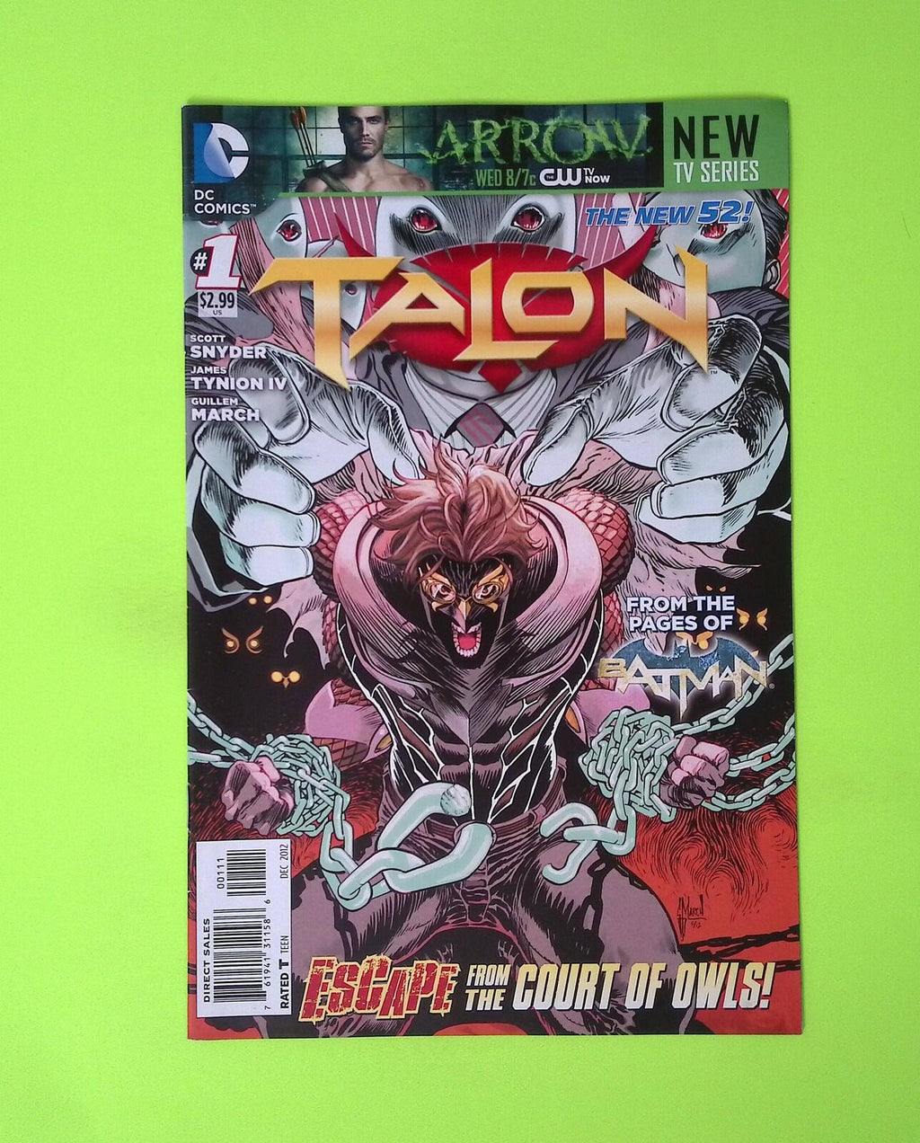 Talon #1 2012 DC Comics 1st App Higher Grade Comic Book Q103-124