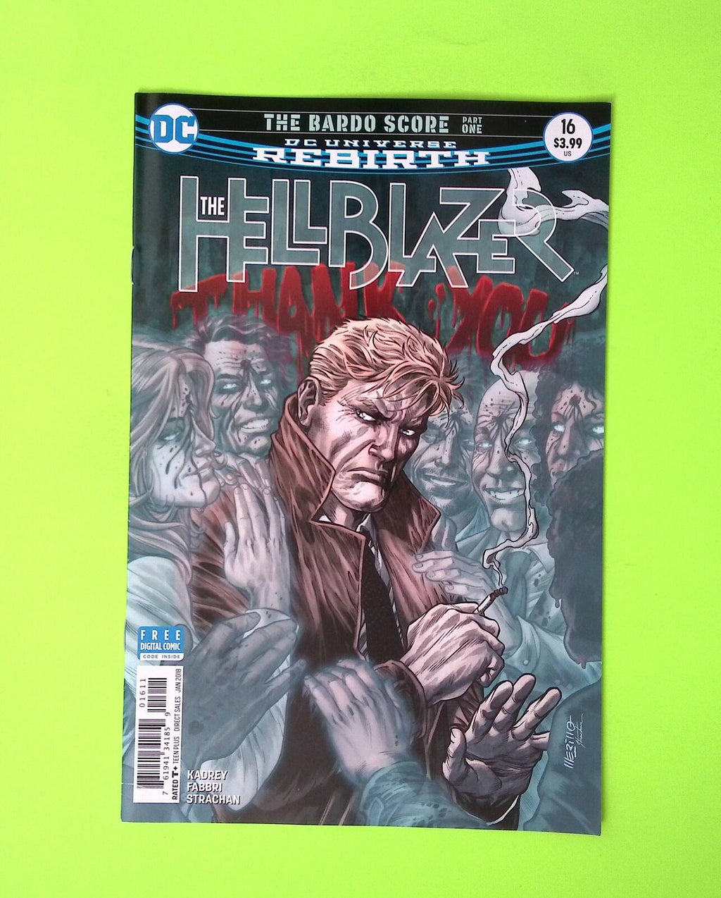Hellblazer #16 Vol. 2 2018 DC Comics Higher Grade Comic Book Q107-101