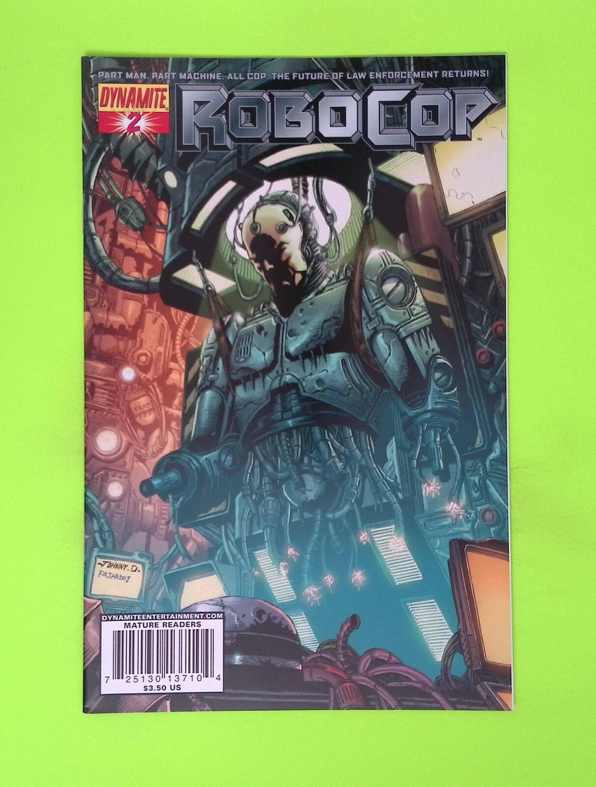 RoboCop #2b Vol. 2 2010 Dynamite Entertainment Variant High Grade R104-65