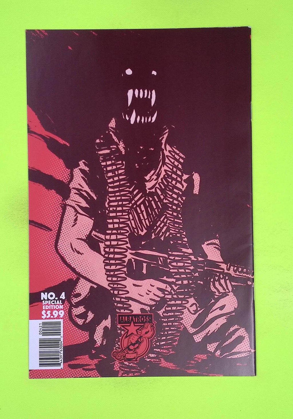 'Namwolf #4b 2017 Albatross Exploding Funny Book Variant Mid Grade A68-161