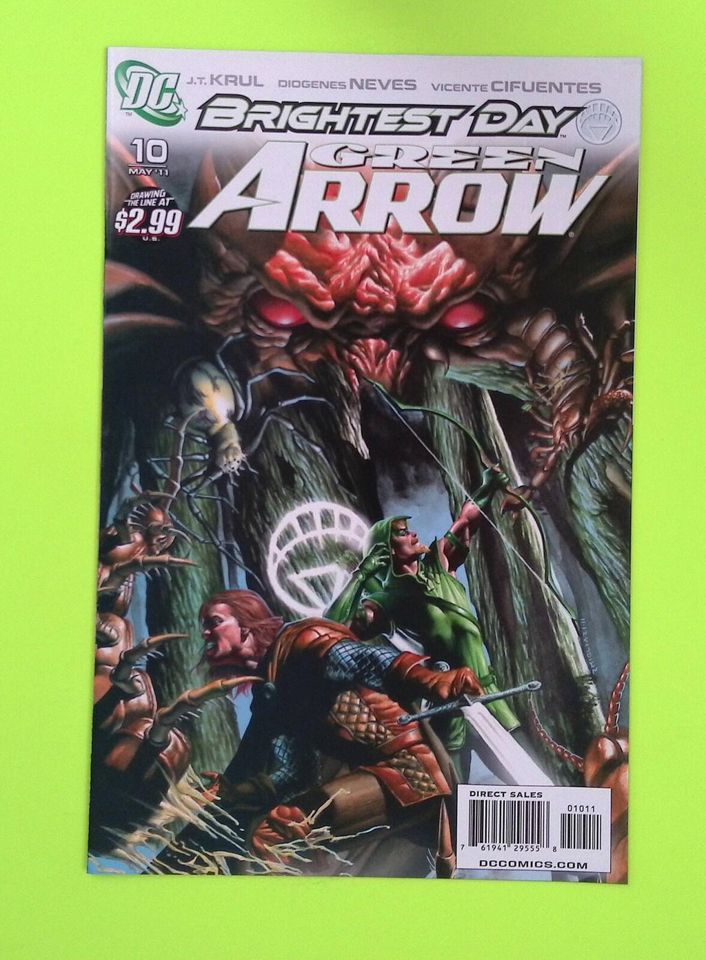 Green Arrow #10 Vol. 5 2011 DC Comics 8.0 Comic Book G86-289