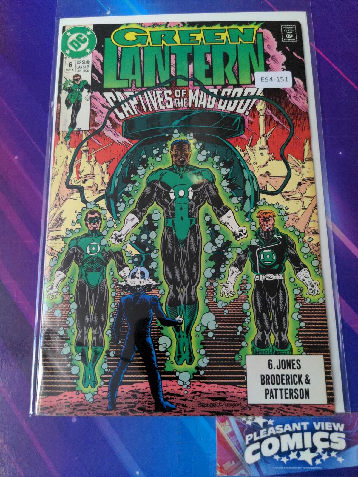GREEN LANTERN #6 VOL. 3 8.0 DC COMIC BOOK E94-151