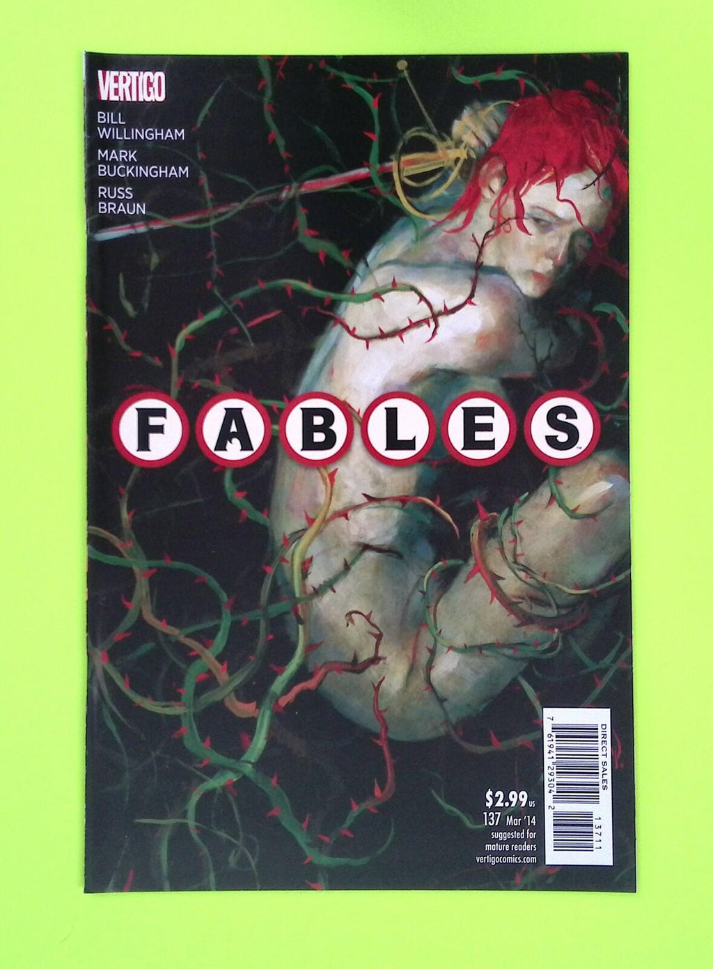 Fables #137 2014 Vertigo 8.0 Comic Book G86-219