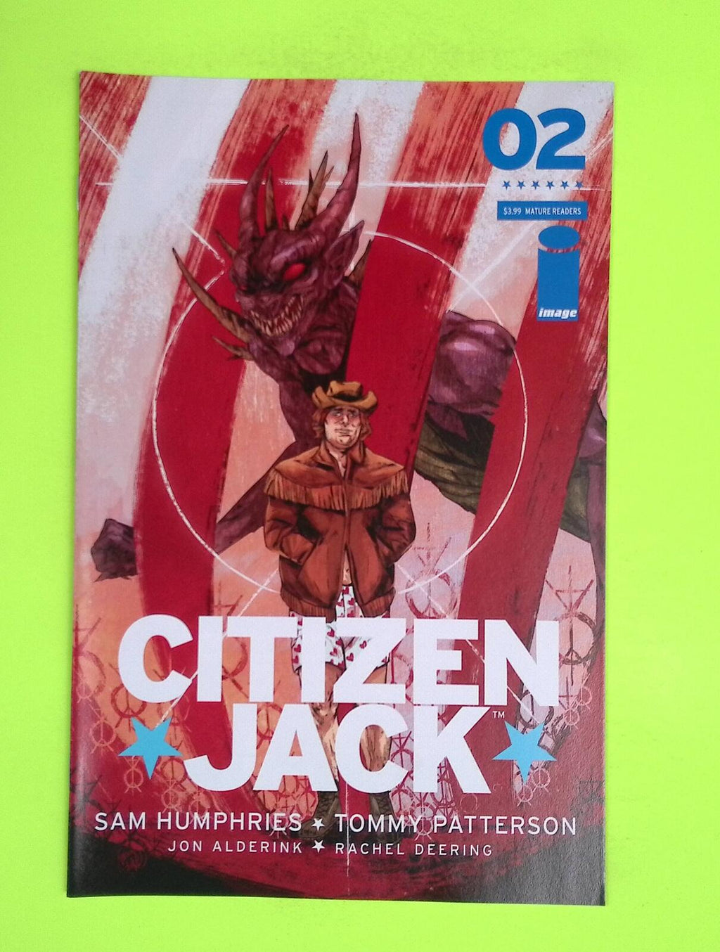 Citizen Jack #2b 2015 Image Comics Variant High Grade Comic Book M16-53
