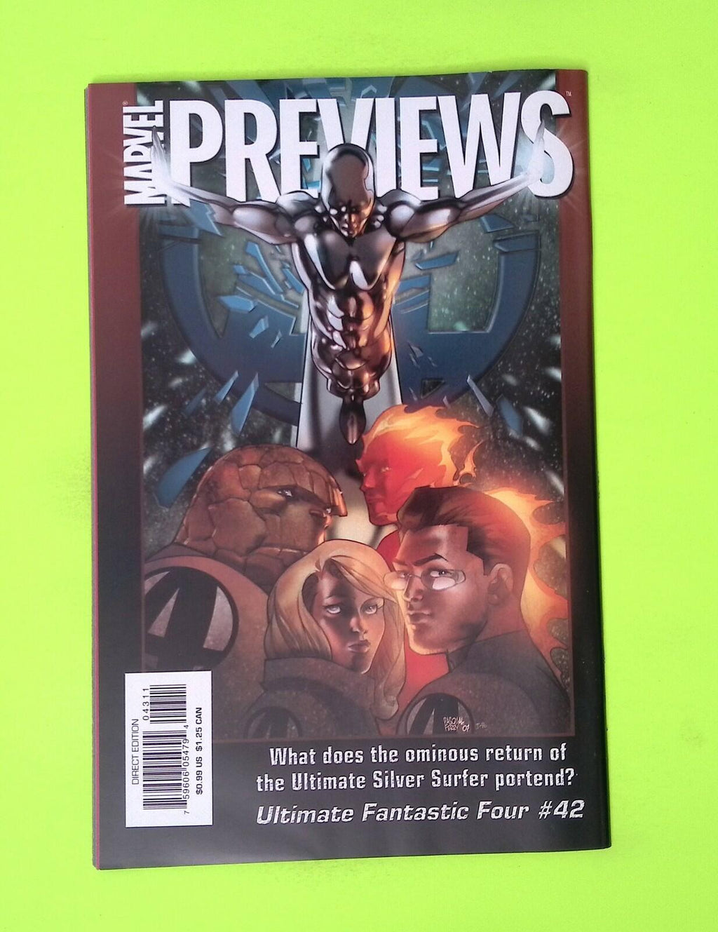 Marvel Previews #43 Vol. 1 Marvel Comics High Grade Comic Book W86-195
