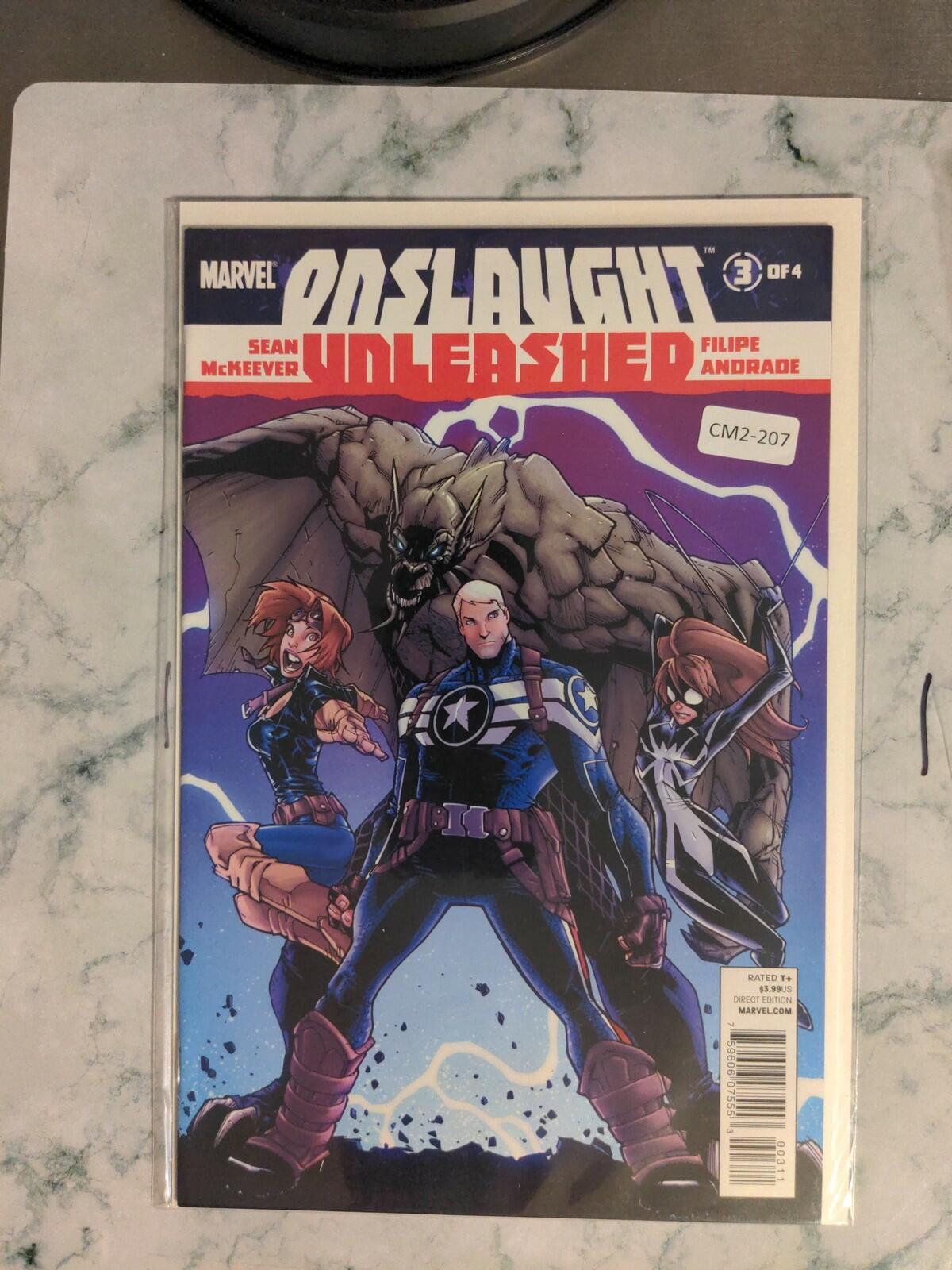 ONSLAUGHT UNLEASHED #3 MINI 9.4 MARVEL COMIC BOOK CM2-207