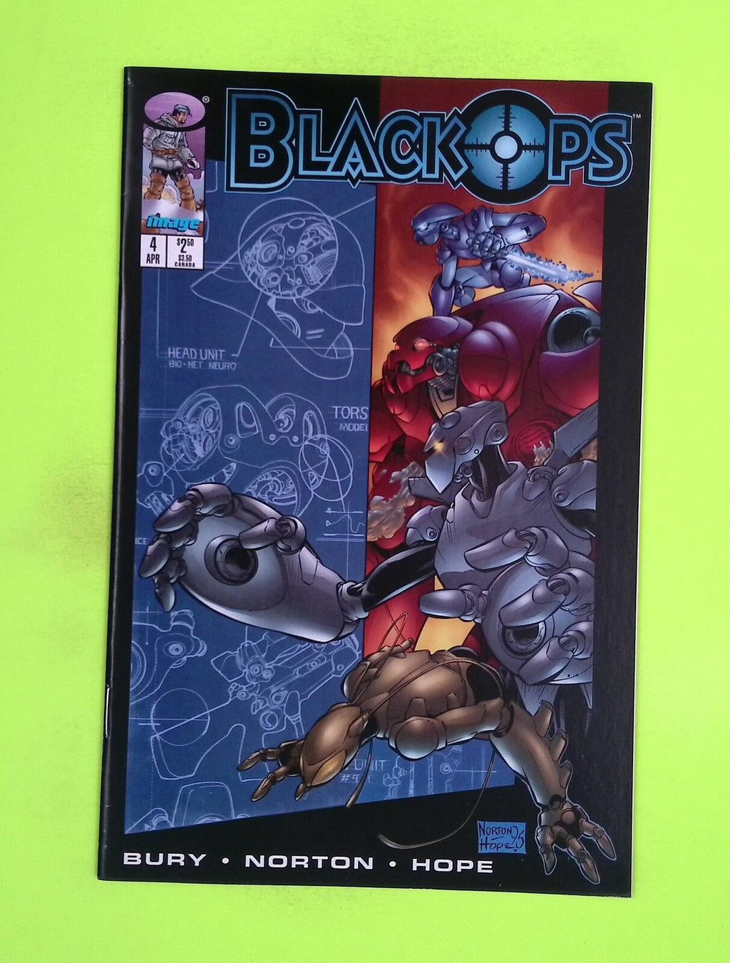 Black Ops #4 1996 Image Comics High Grade Comic Book J5-24