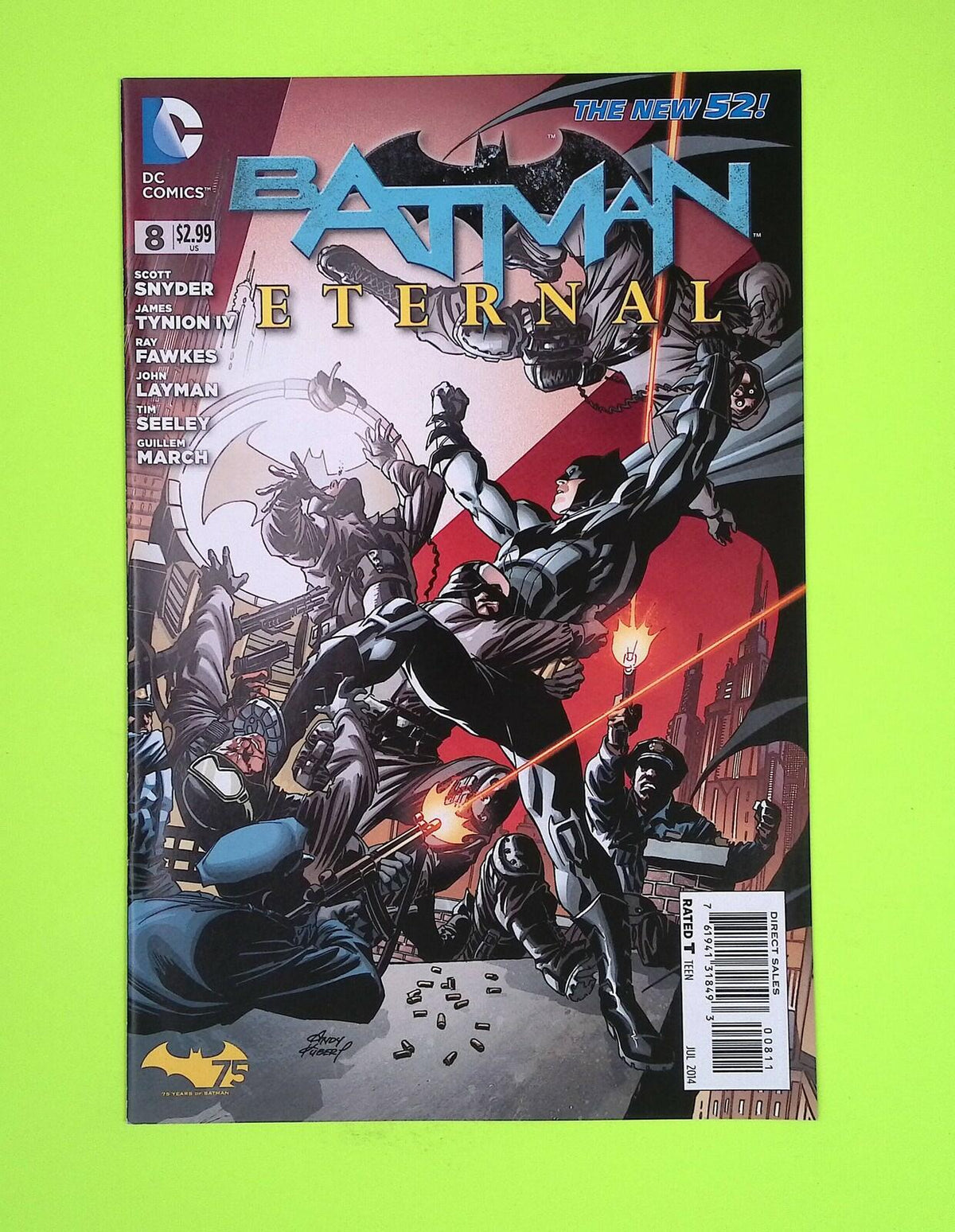 Batman Eternal #8 2014 DC Comics High Grade Comic Book J83-19