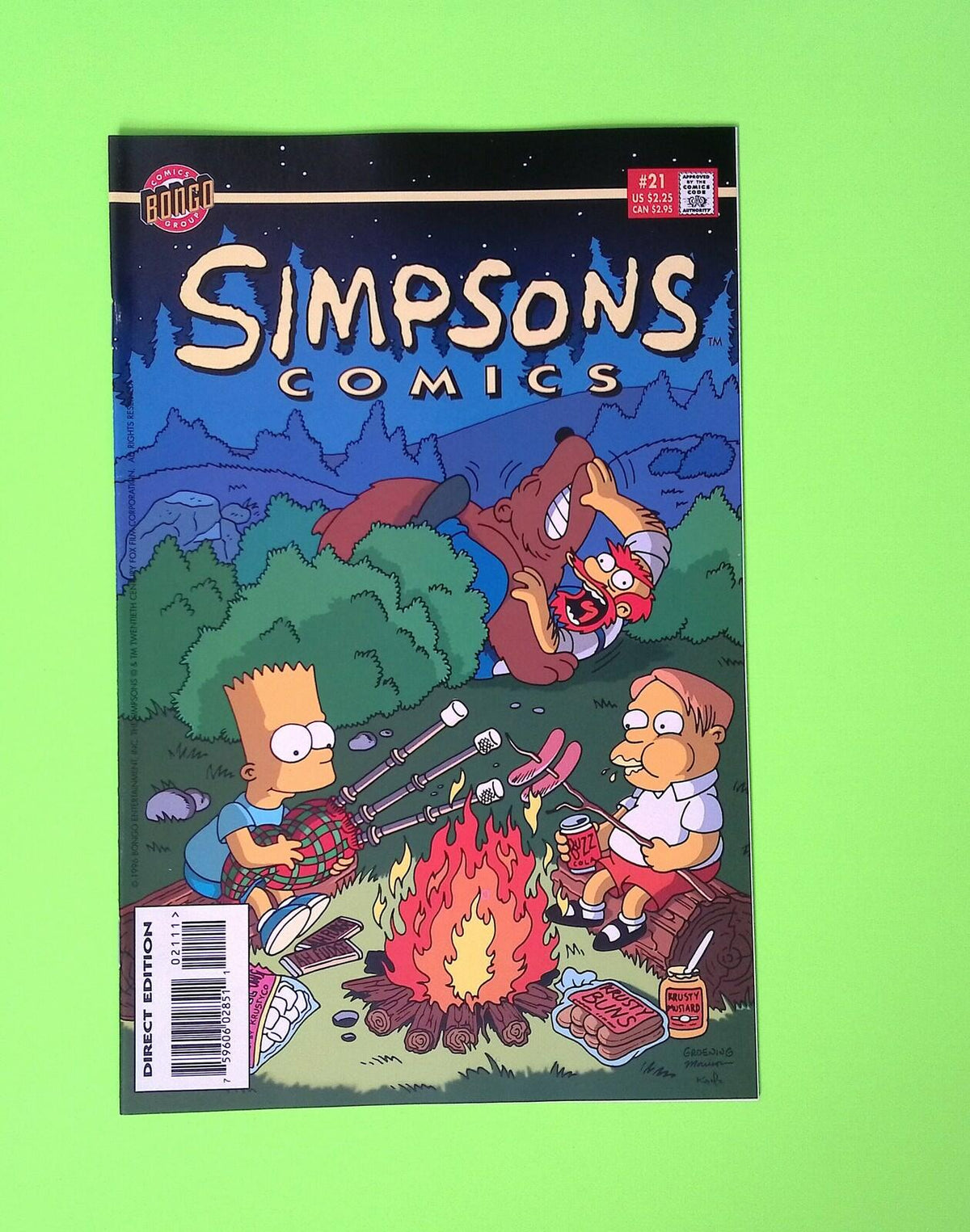 Simpsons Comics #21 1996 Bongo Comics High Grade Comic Book B1-31