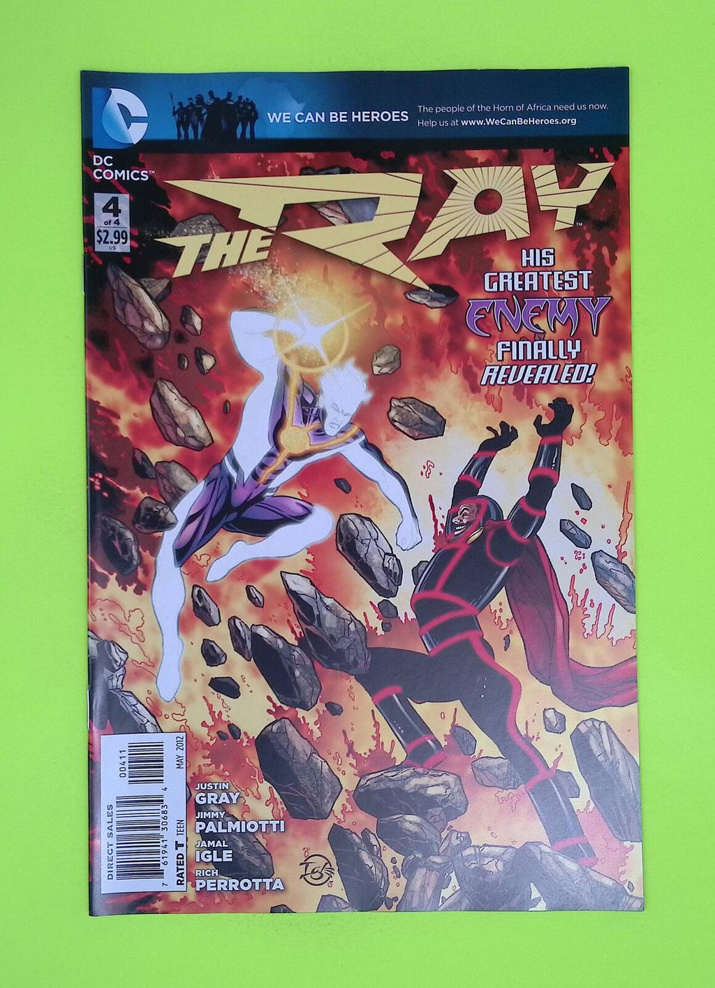 The Ray #4 Vol. 3 2012 DC Comics 8.0 Comic Book G48-171