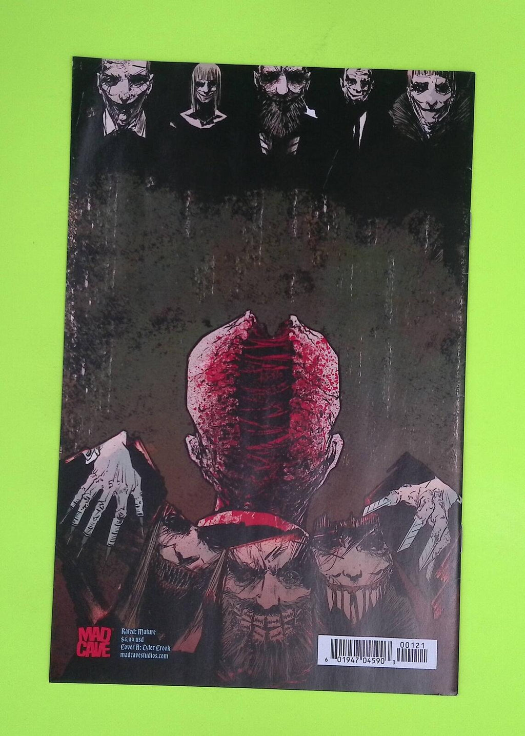 The Hexiles #1b Mad Cave Studios Variant High Grade Comic Book G40-27