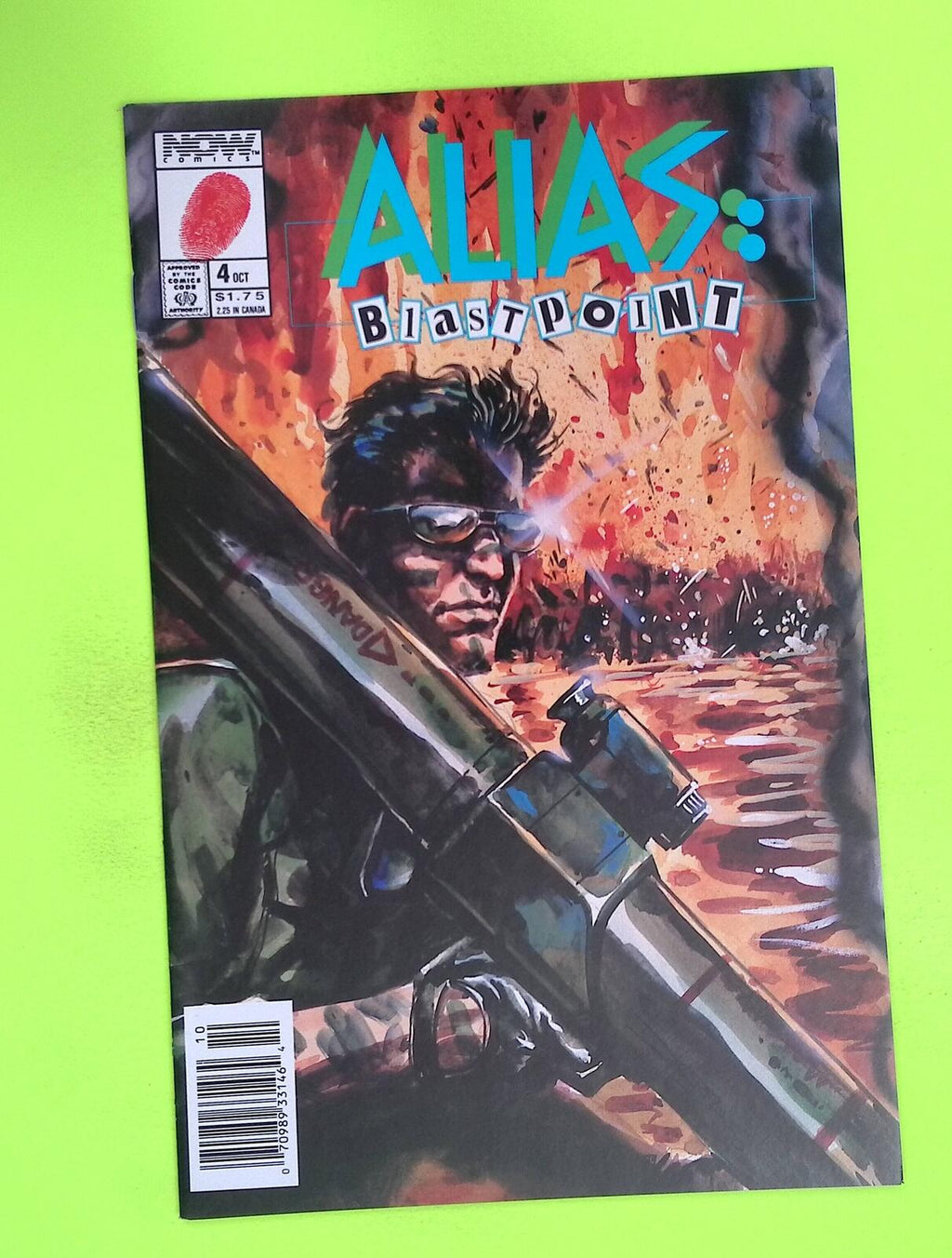 Alias #4 1990 Now Comics Mid Grade Comic Book L93-197