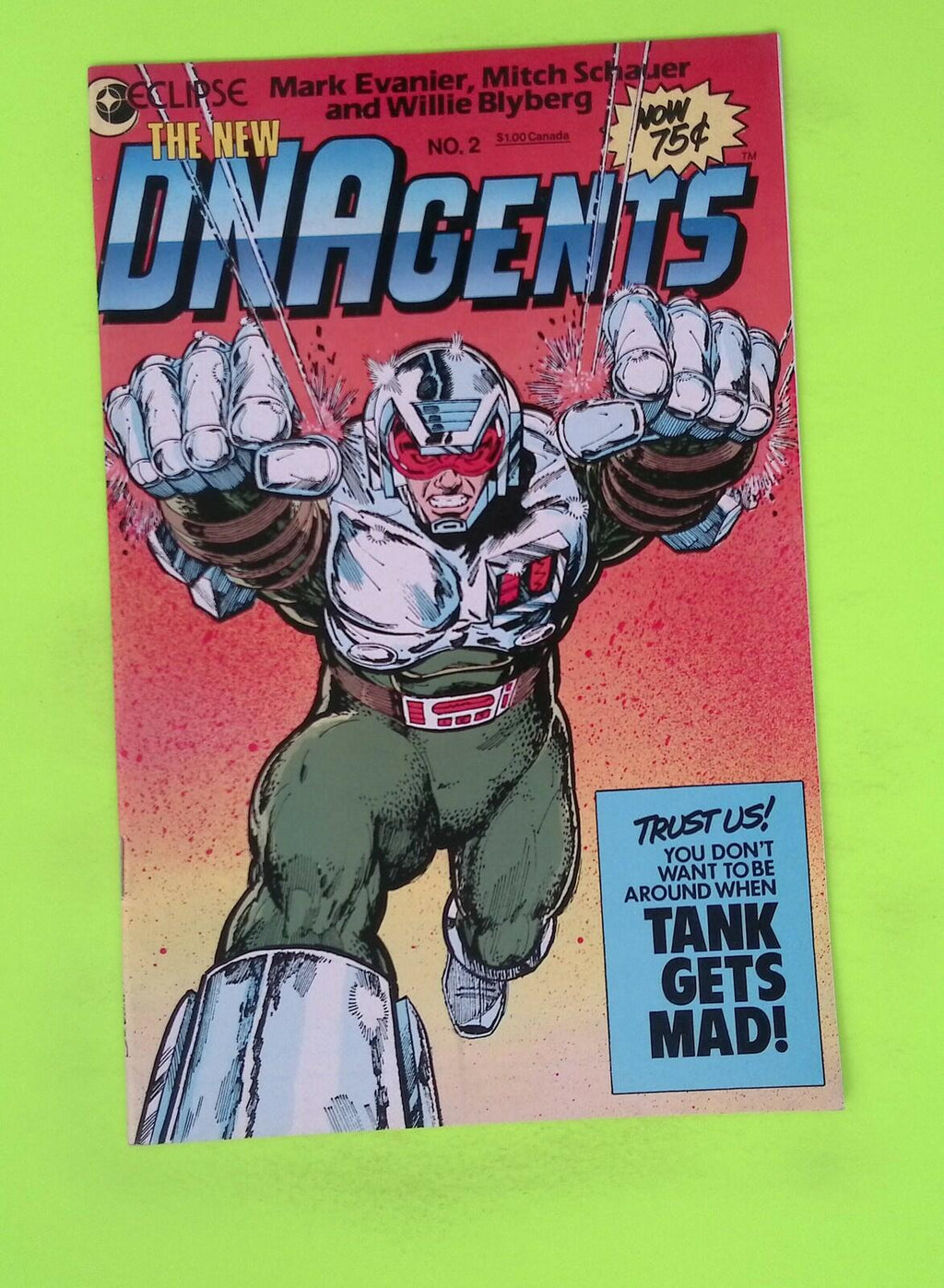 New DNAgents #2 Vol. 2 1985 Eclipse Comics 8.0 Comic Book M80-114