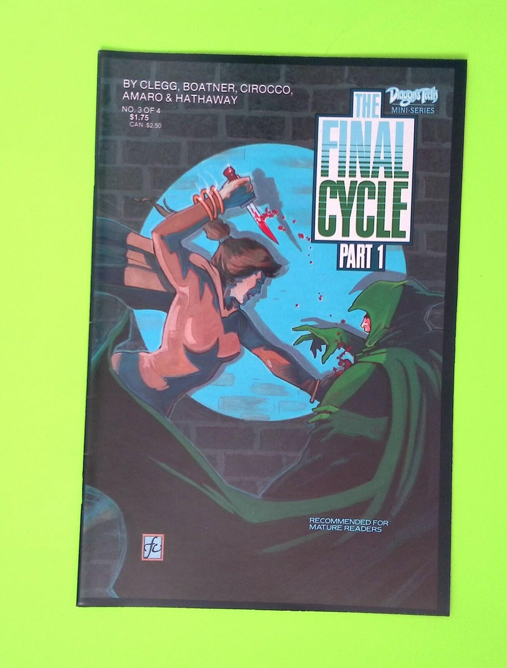 The Final Cycle #3 Dragon's Teeth High Grade Comic Book X45-192