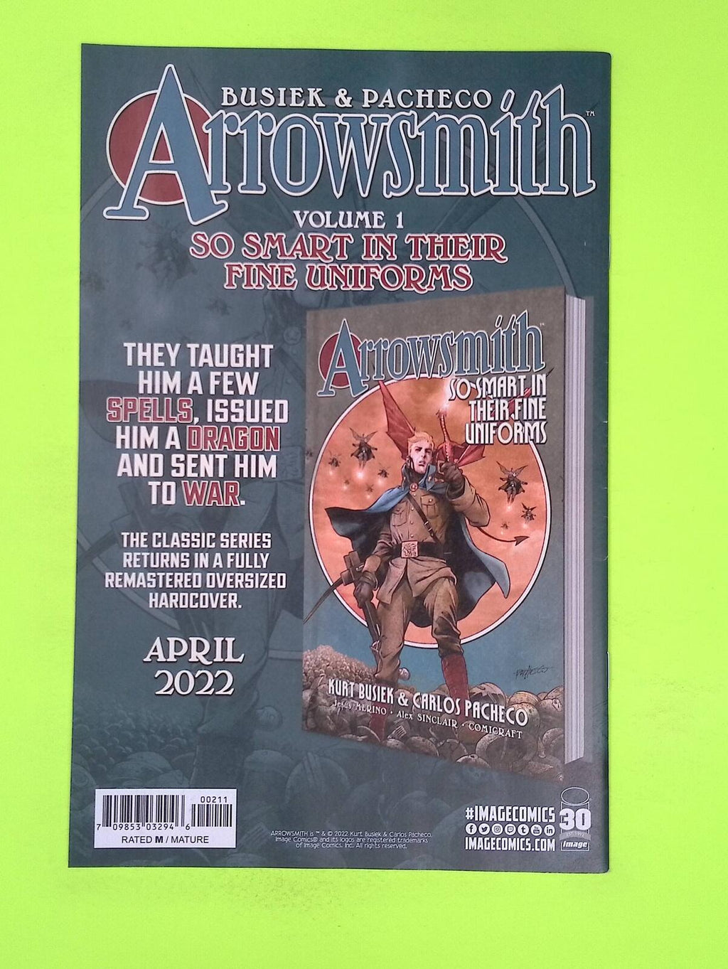 Arrowsmith Behind Enemy Lines #2 2022 Image Comics High Grade Comic Book G10-212