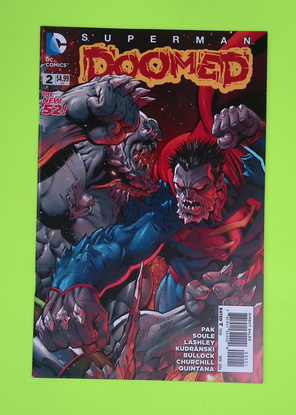 Superman Doomed #2b 2014 DC Comics Variant High Grade Comic Book G39-156