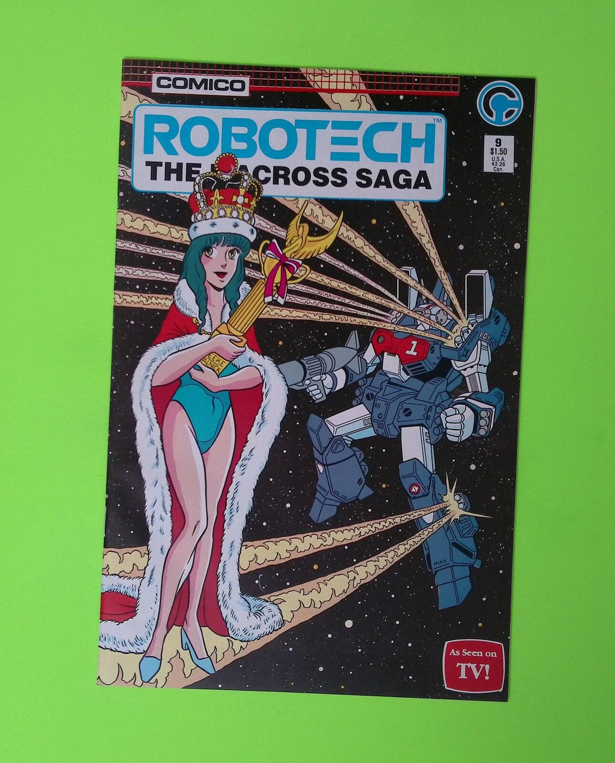 Robotech The Macross Saga #9 1986 Comico Comics High Grade Comic Book B61-258