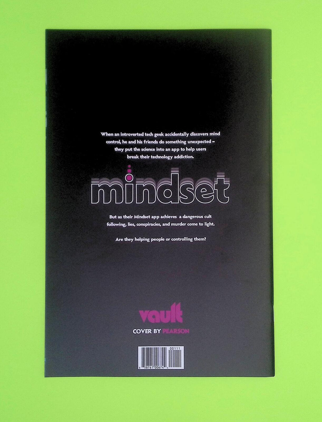 Mindset #1 2022 Vault Comics High Grade Comic Book V58-154