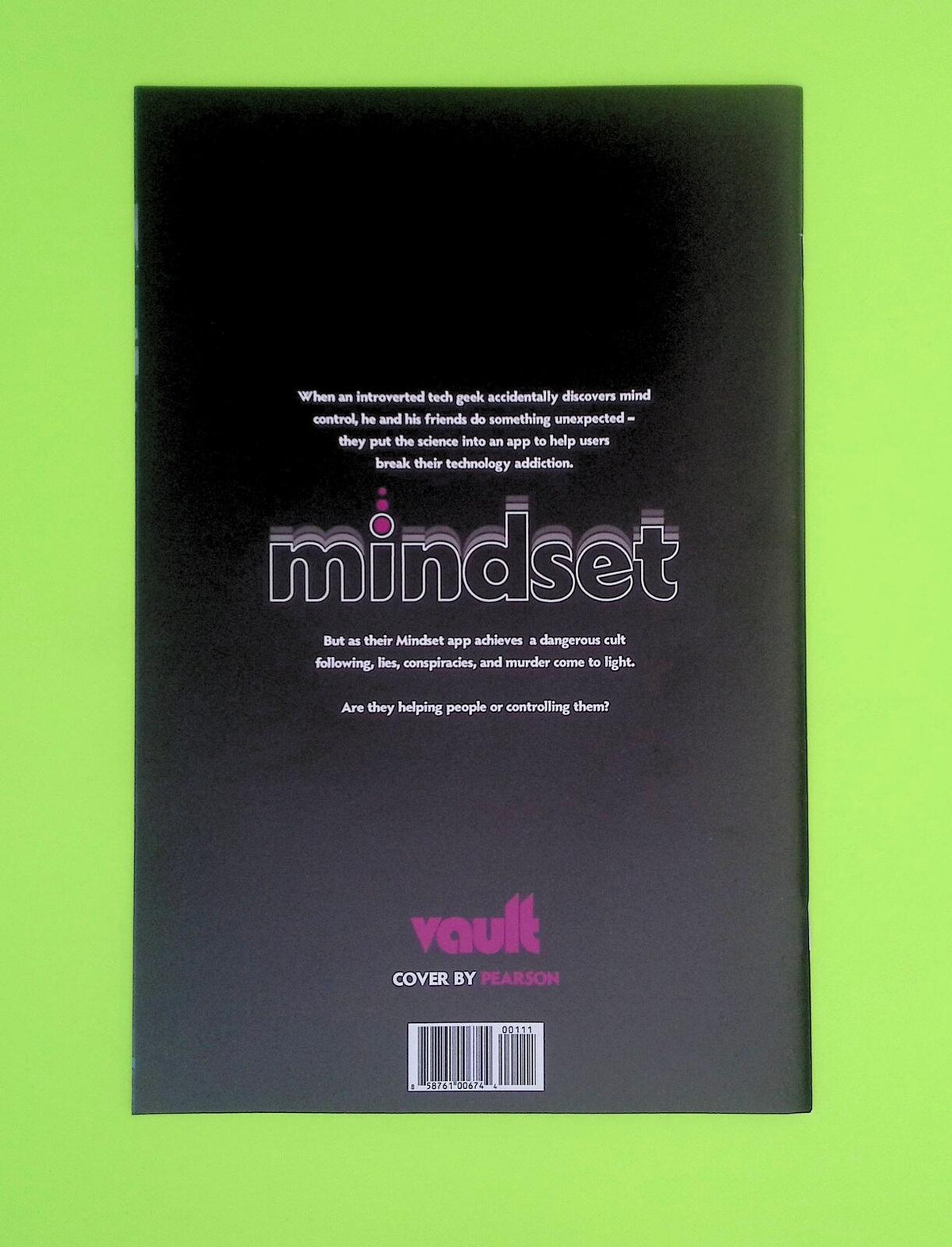 Mindset #1 2022 Vault Comics High Grade Comic Book V58-154
