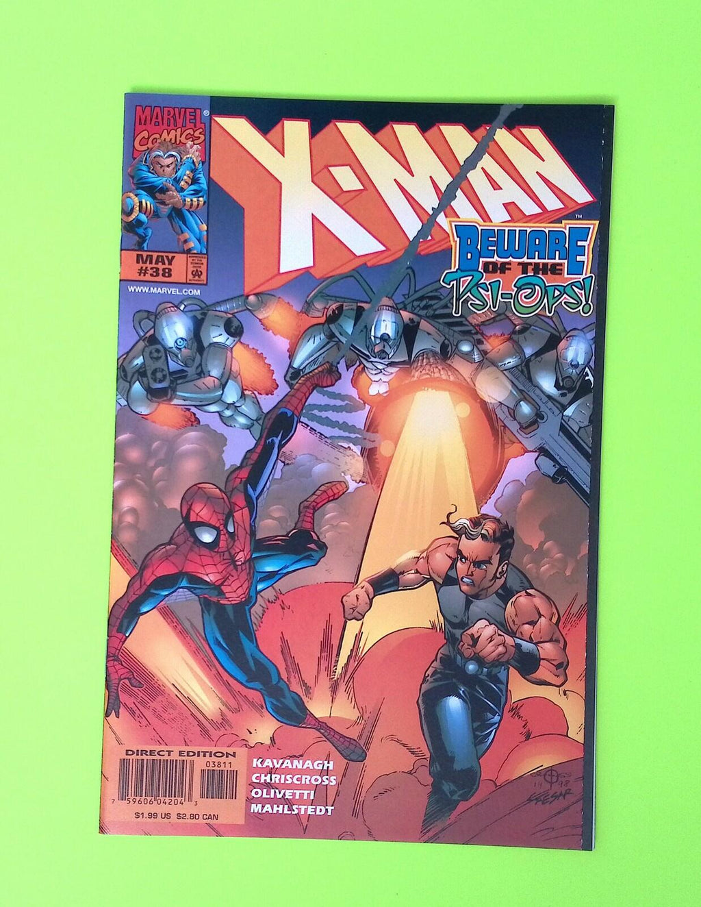 X-Man #38 1998 Marvel Comics High Grade Comic Book X197-130