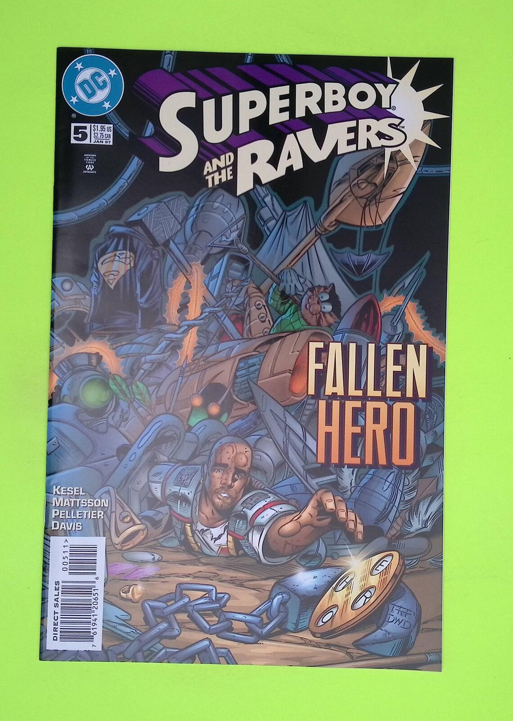 Superboy and the Ravers #5 DC Comics 8.0 Comic Book K17-96