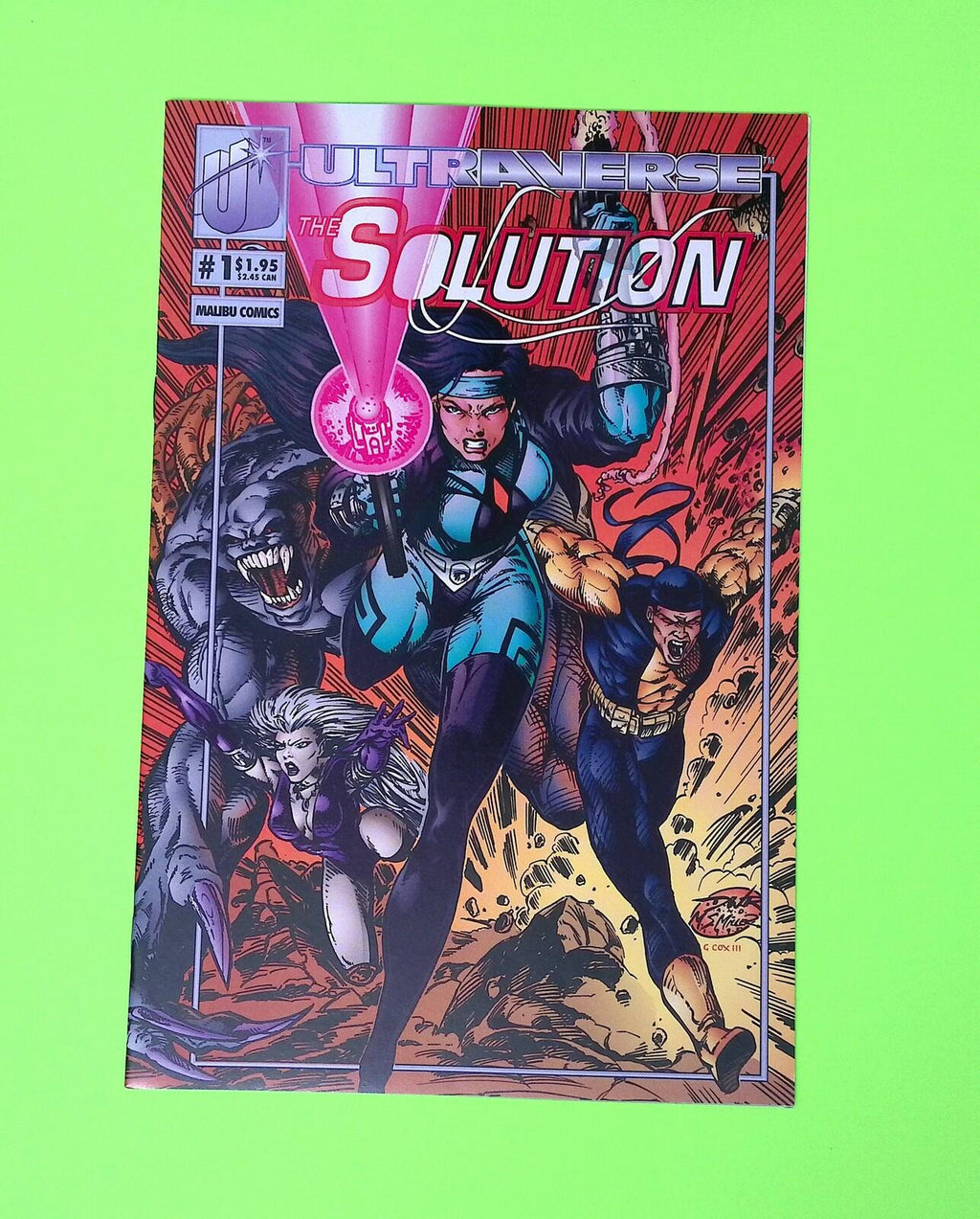 Solution #1 1993 Malibu Comics 1st App High Grade Comic Book B36-11
