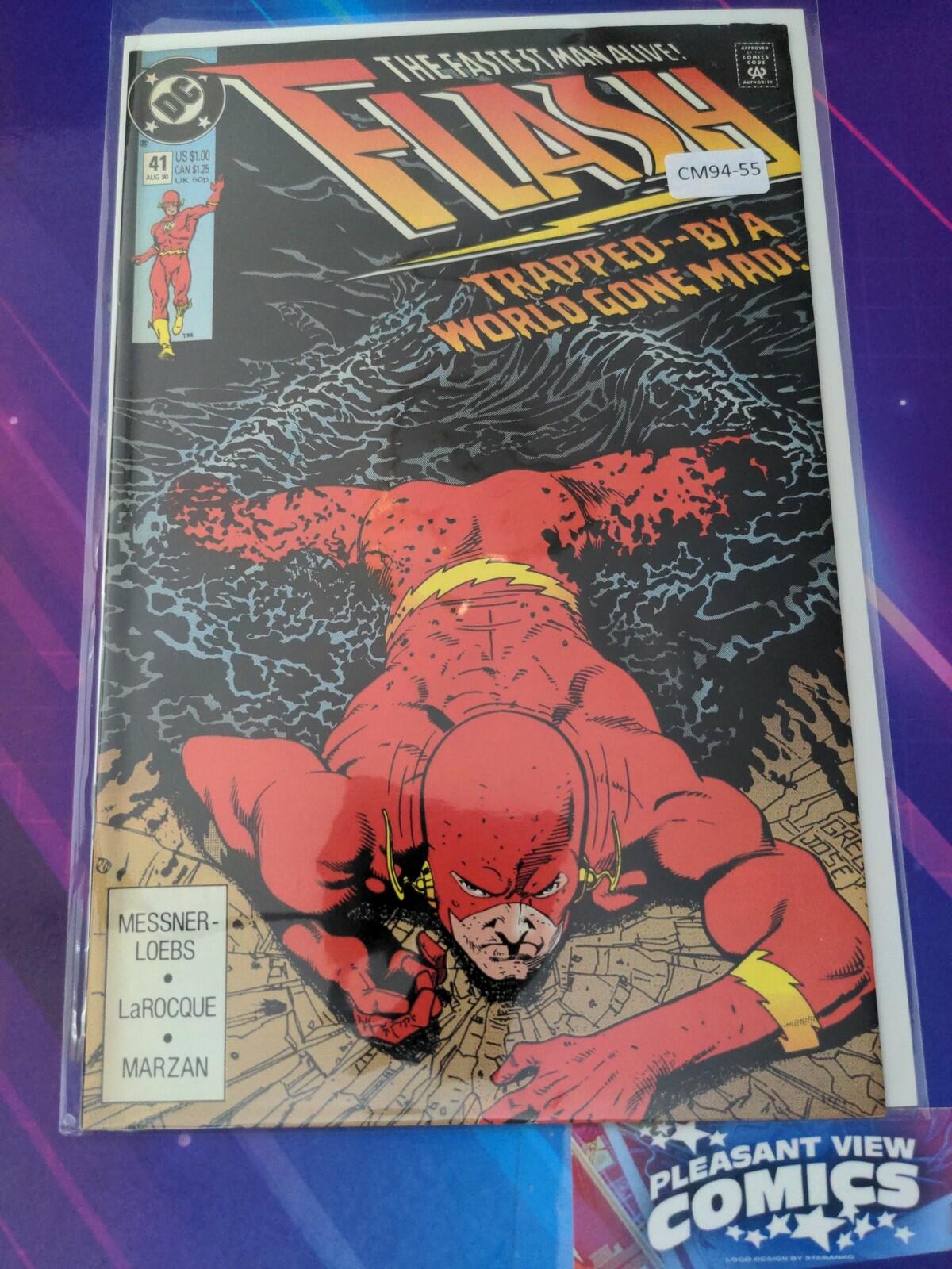 FLASH #41 VOL. 2 8.0 DC COMIC BOOK CM94-55