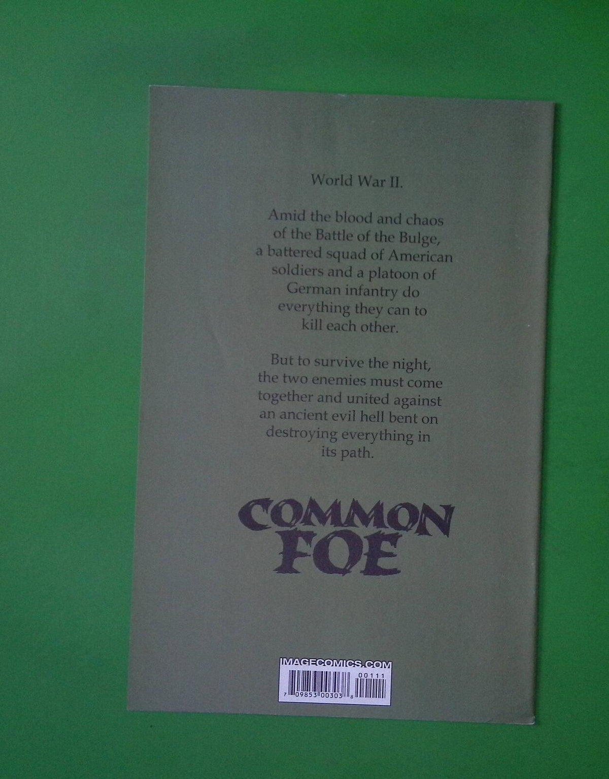 Common Foe #1 2005 Image Comics Mid Grade Comic Book H91-143