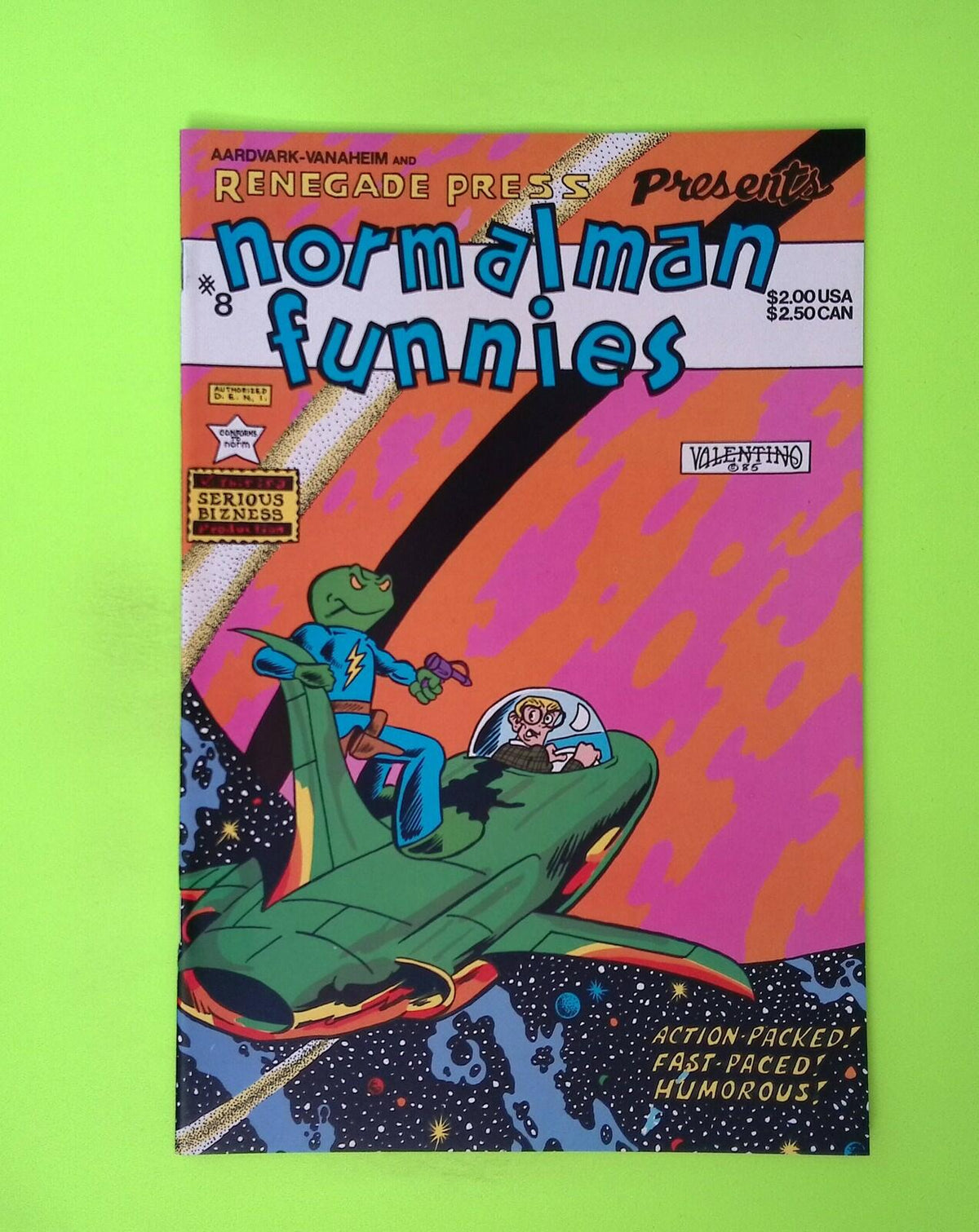 Normalman #8 1984 Renegade Press 8.0 Comic Book P72-143