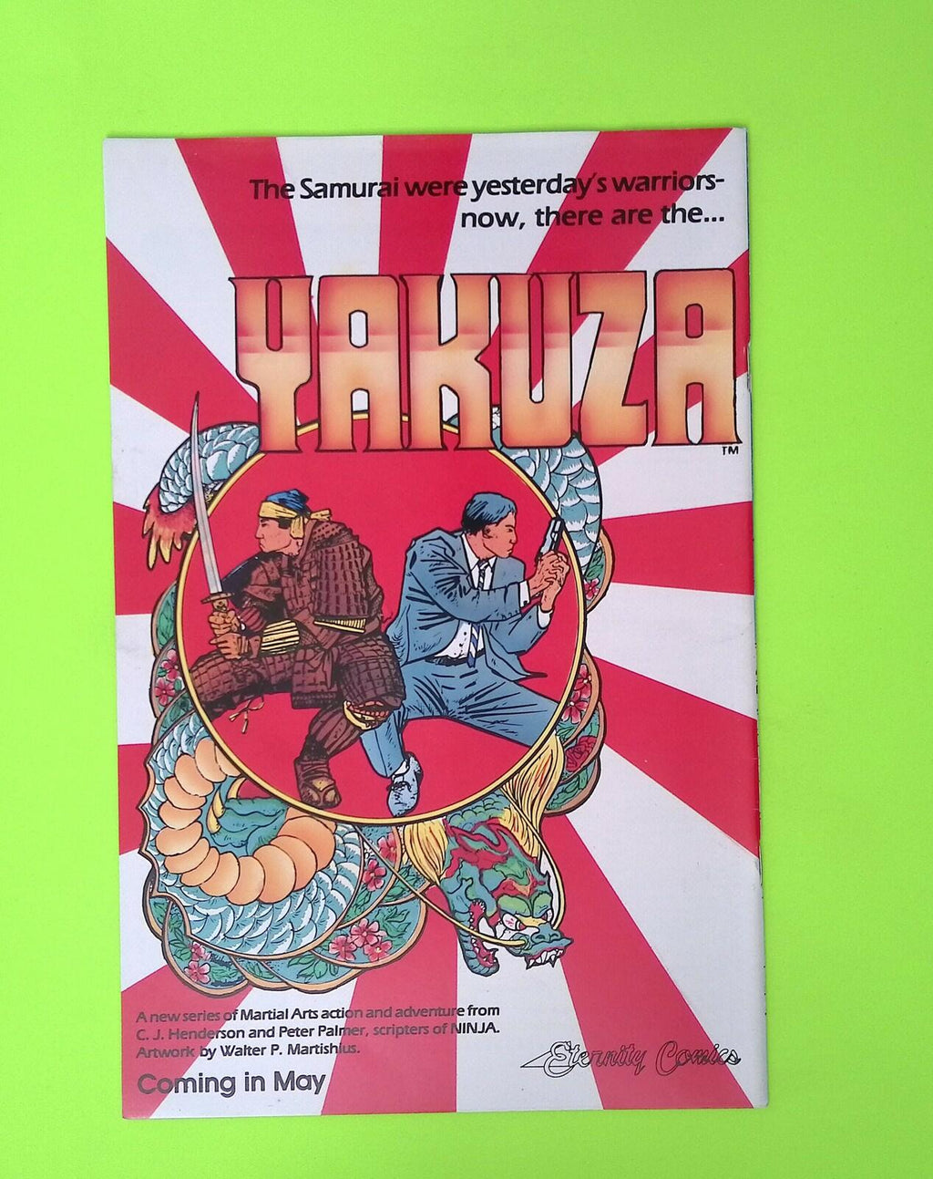 Ninja #3 1987 Eternity Comics 8.0 Comic Book X128-73