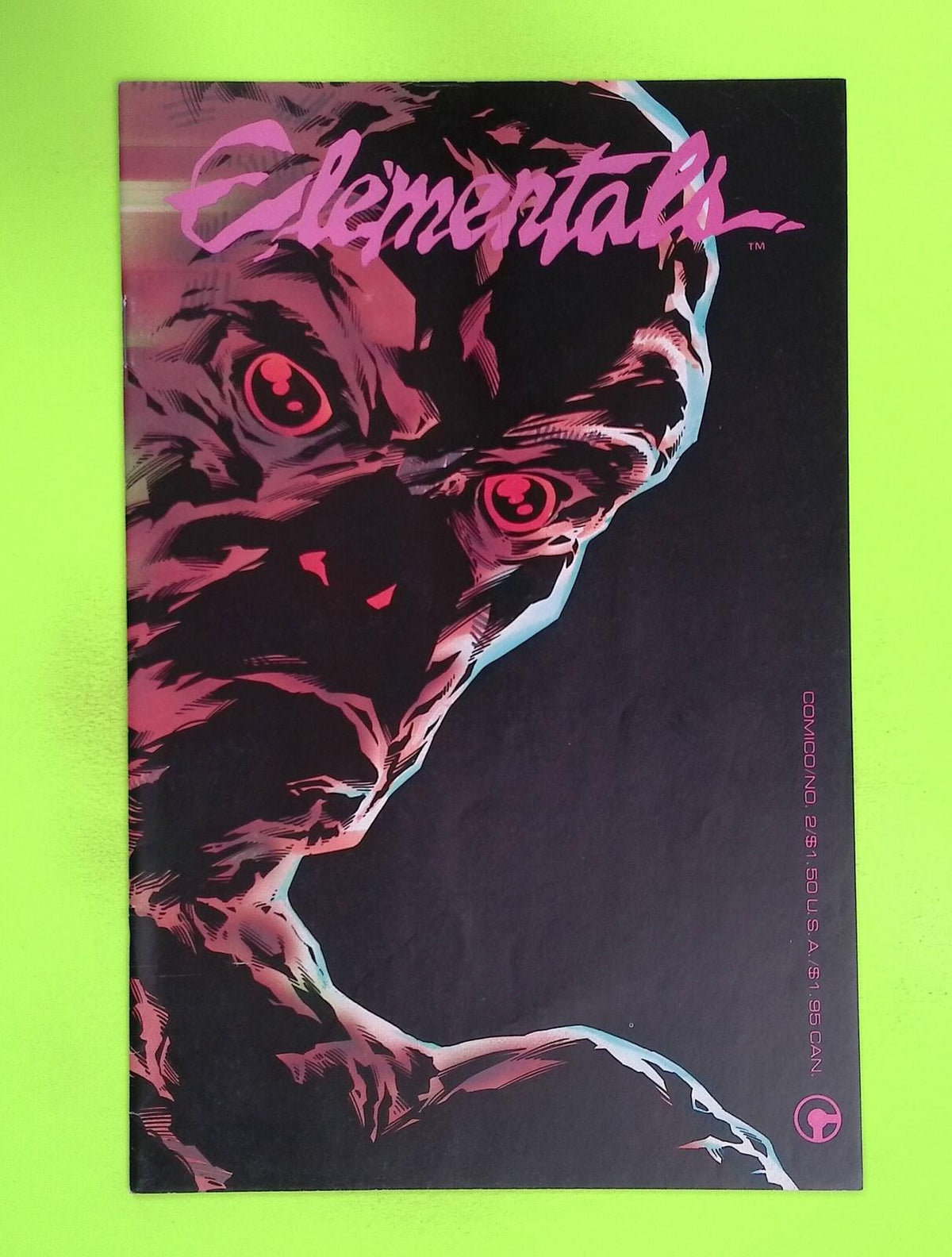 Elementals #2 Vol. 1 1984 Comico Mid Grade Comic Book L93-48