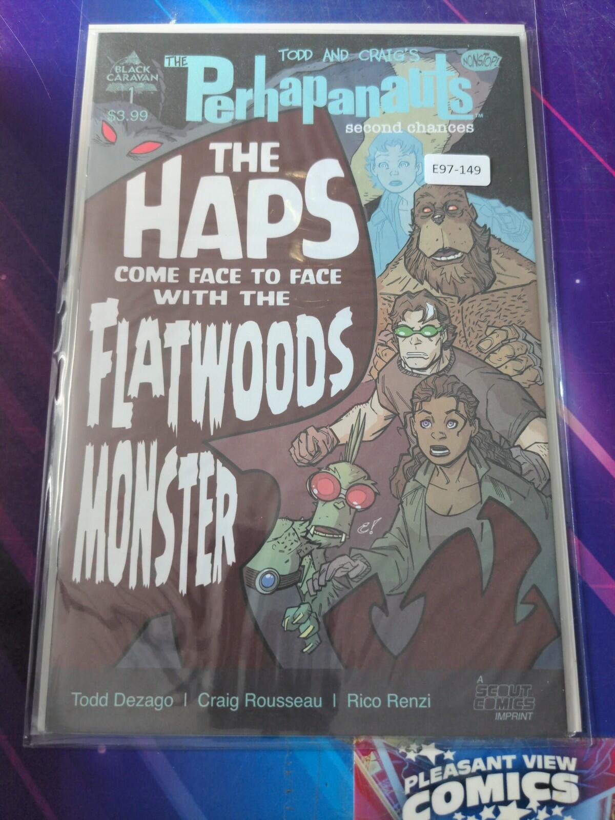 PERHAPANAUTS SECOND CHANCES #1 HIGH GRADE BLACK CARAVAN COMIC BOOK E97-149