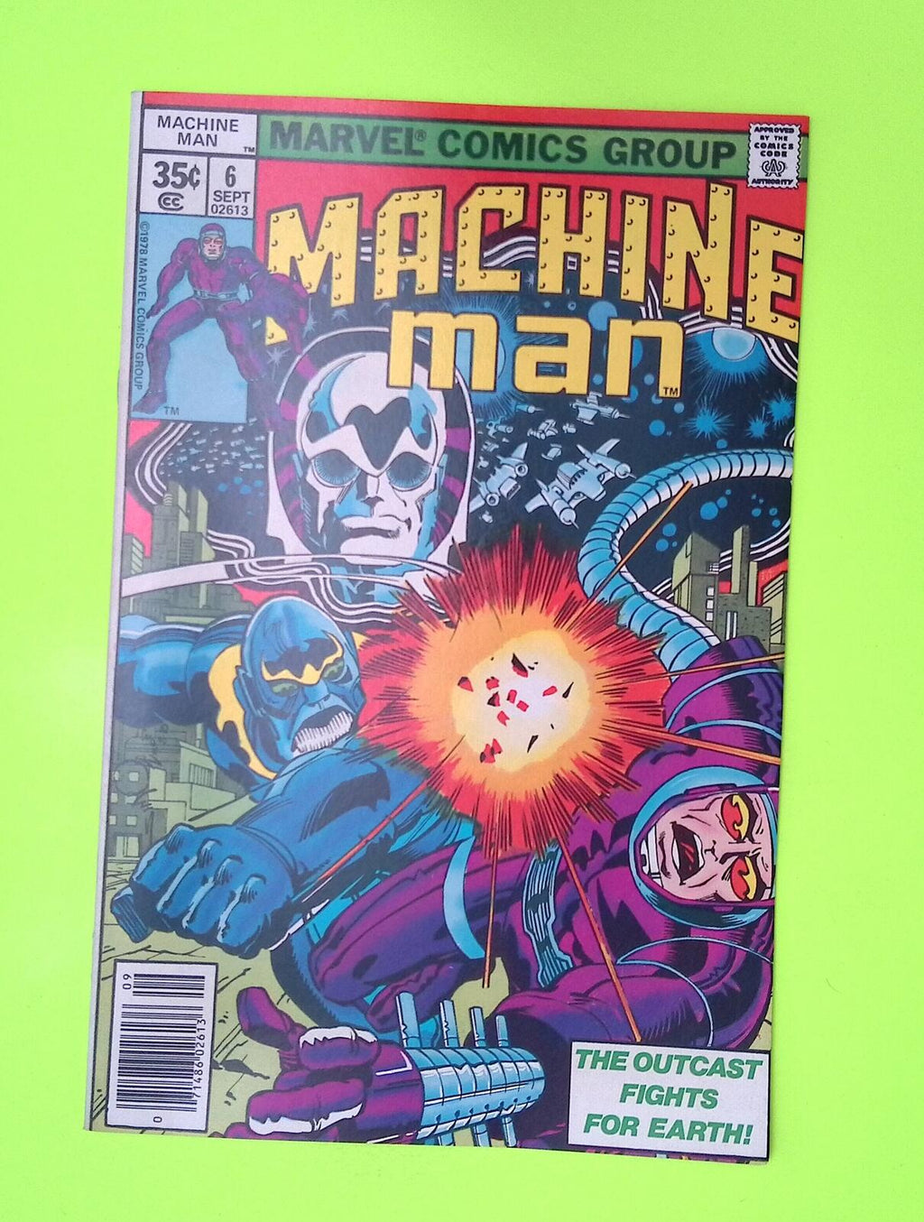 Machine Man #6 Vol. 1 1978 Marvel Comics 1st App High Grade Comic Book A75-3