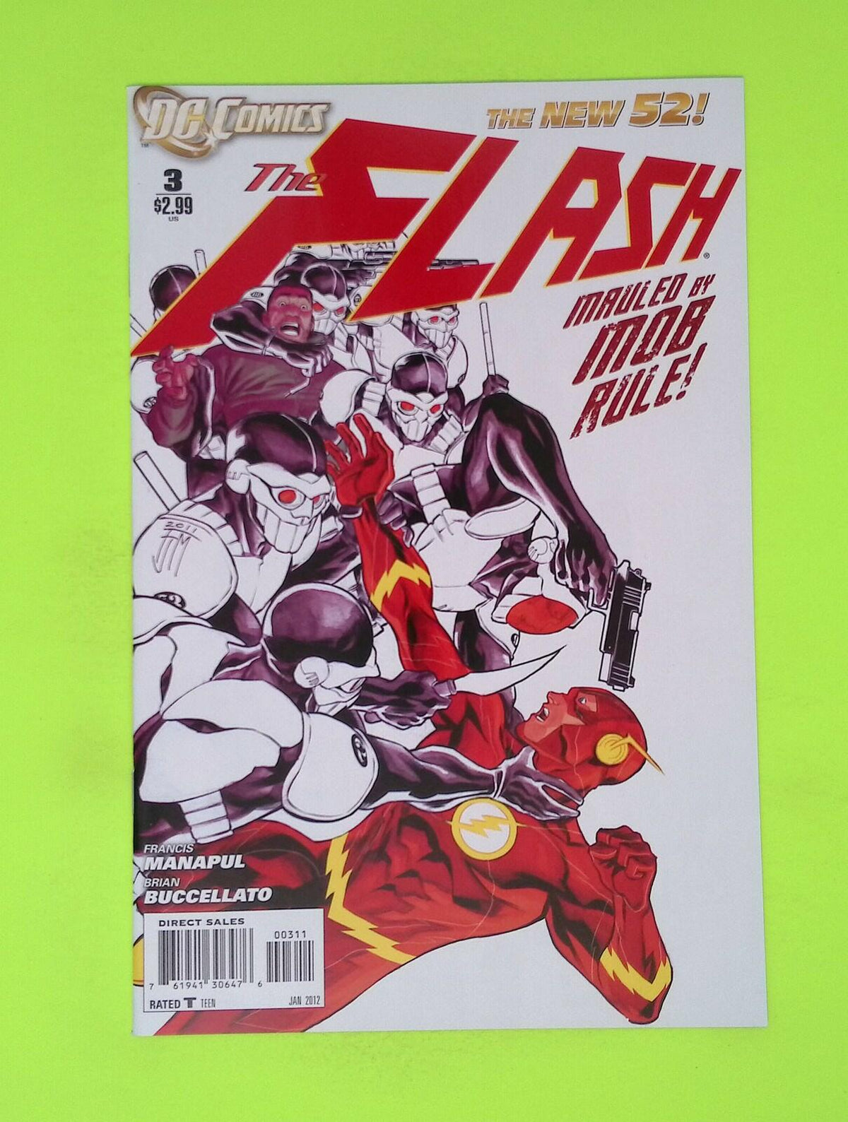 Flash #3 Vol. 4 2012 DC Comics High Grade Comic Book P32-198