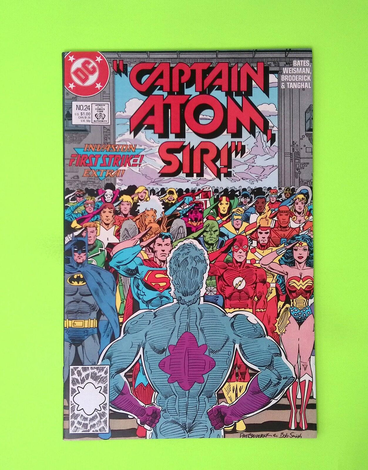 Captain Atom #24 Vol. 3 1989 DC Comics High Grade Comic Book X136-209