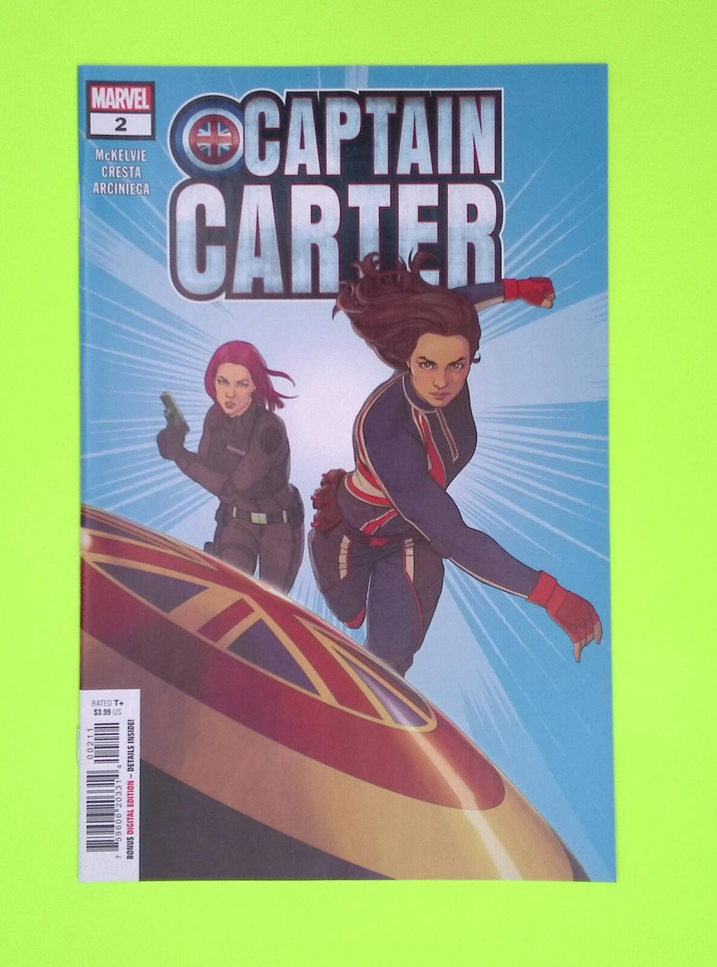 Captain Carter #2 2022 Marvel Comics 1st App High Grade Comic Book K64-194