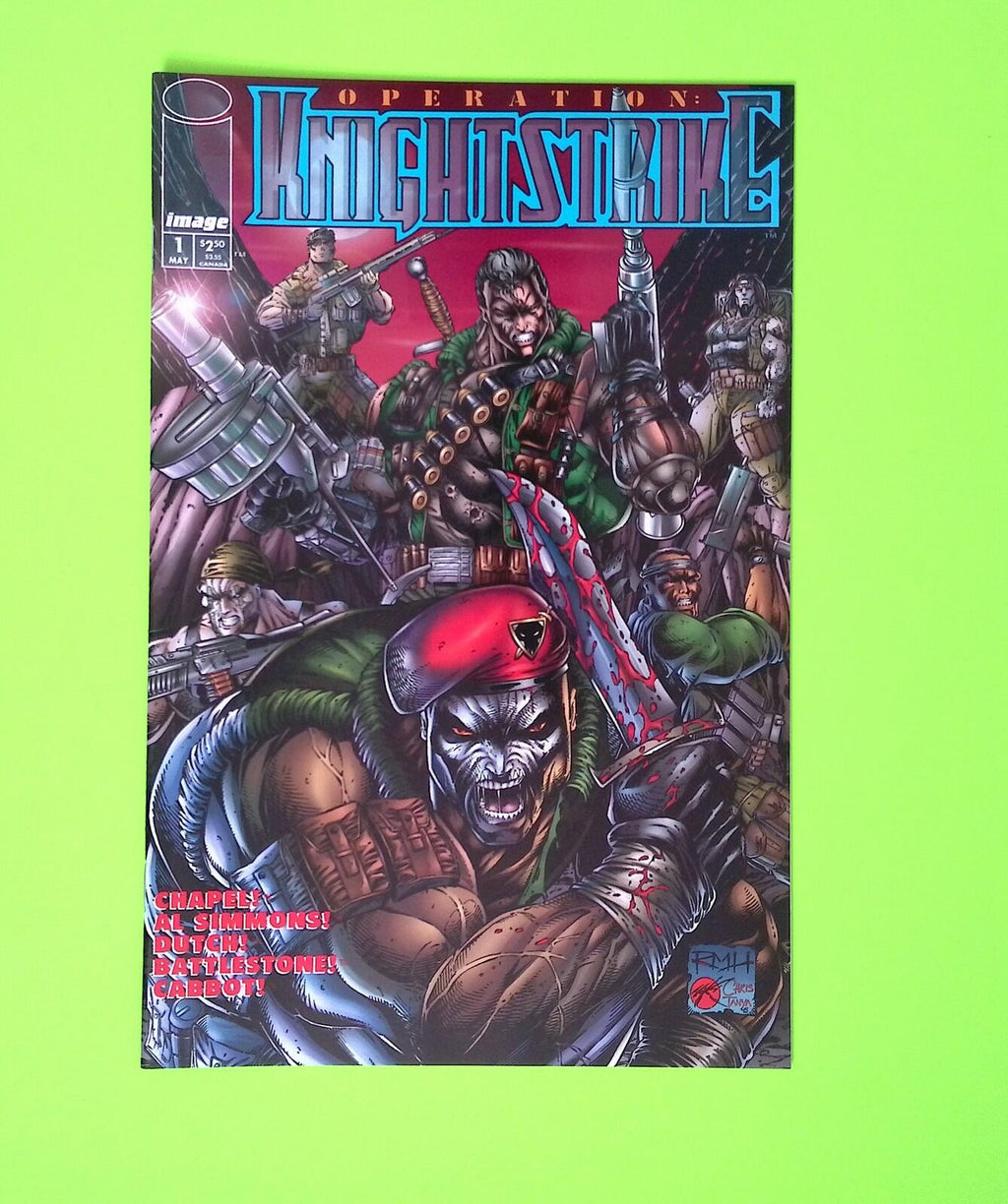 Operation Knightstrike #1 1995 Image Comics High Grade Comic Book W340-19