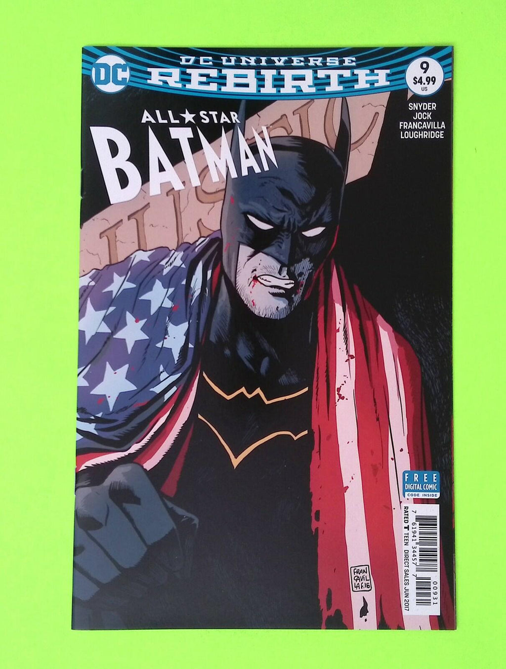 All Star Batman #9c 2017 DC Comics Variant High Grade Comic Book R40-250