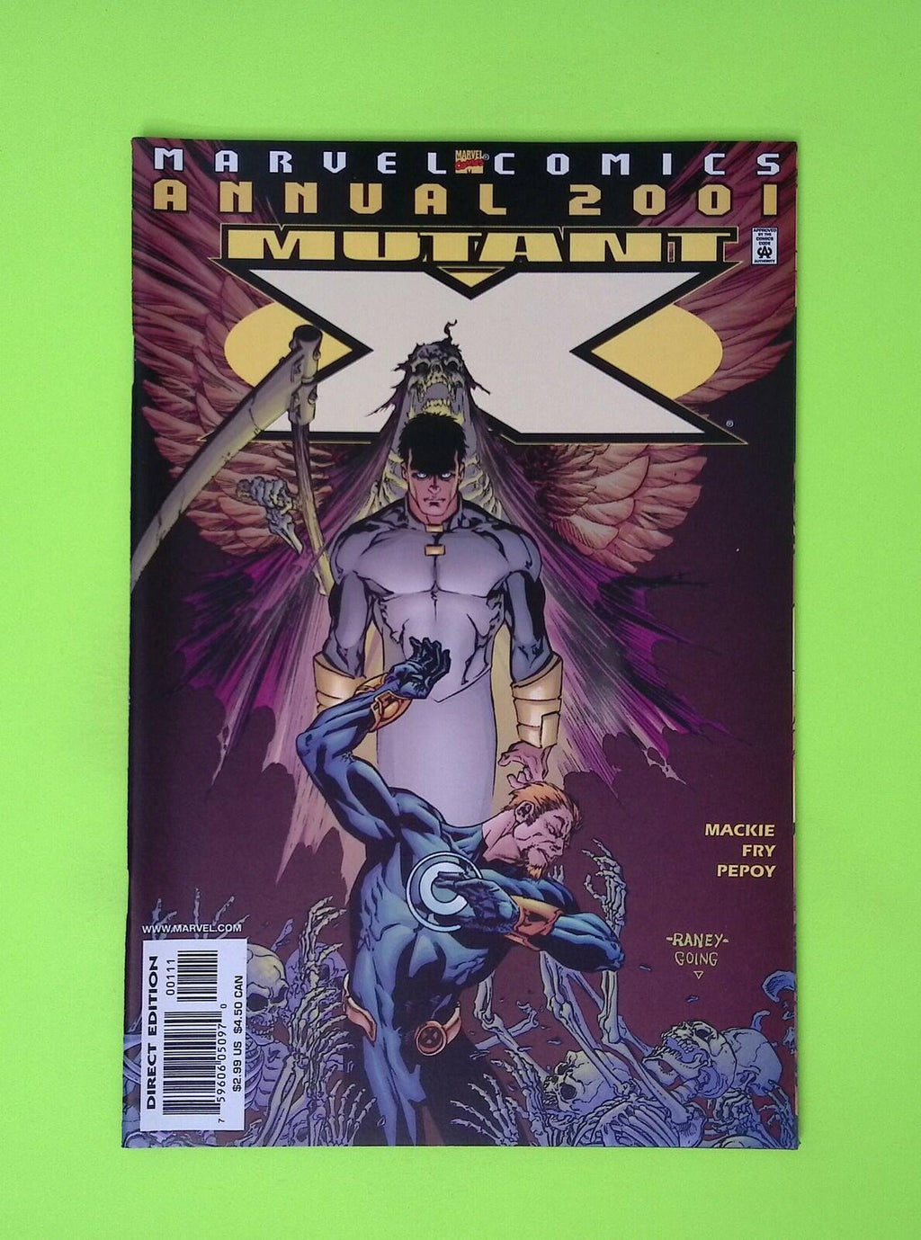 Mutant X #2001 2000 Marvel Comics Annual High Grade Comic Book W233-132
