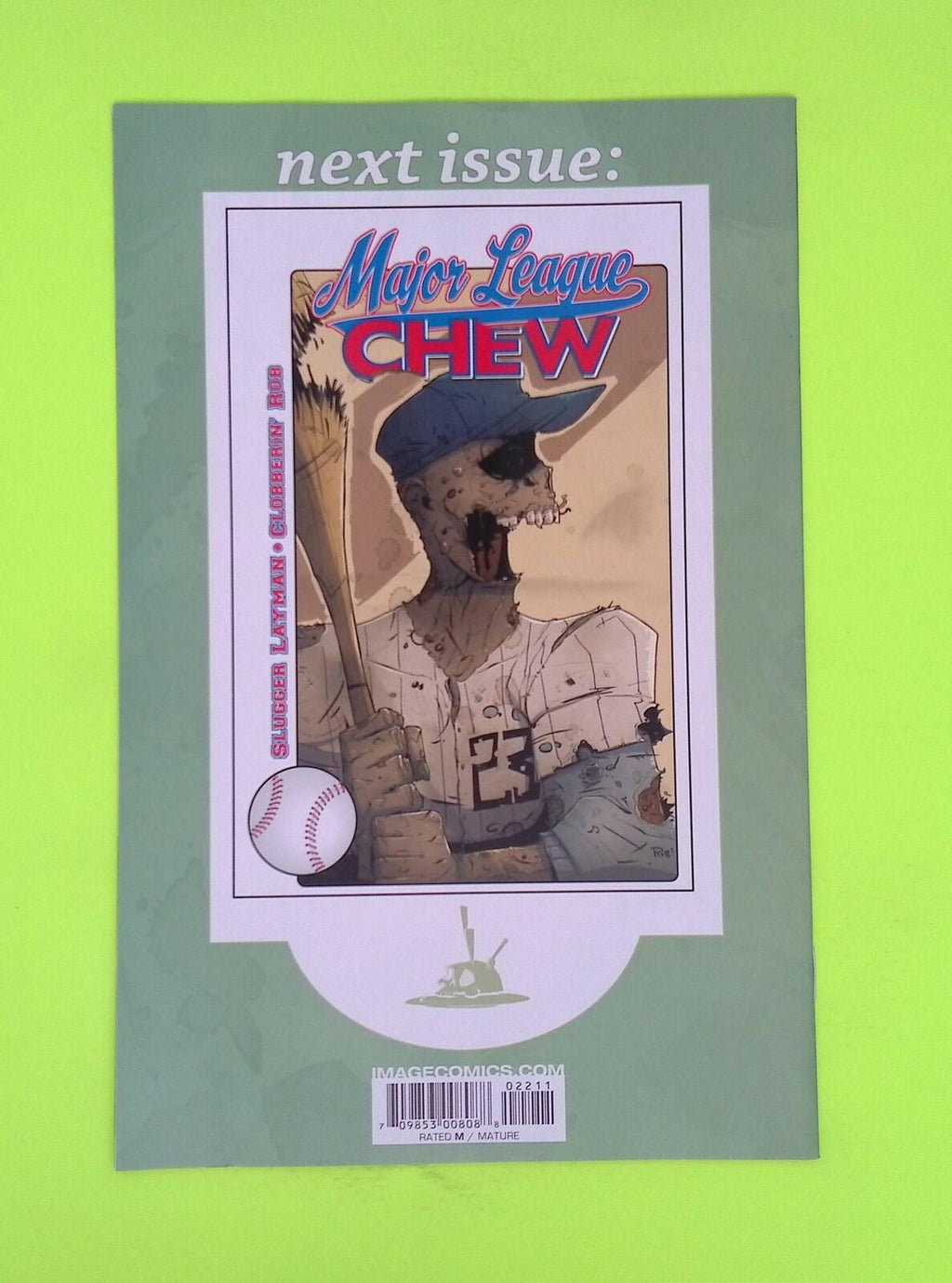 Chew #22b 2011 Image Comics Variant High Grade Comic Book W9-131