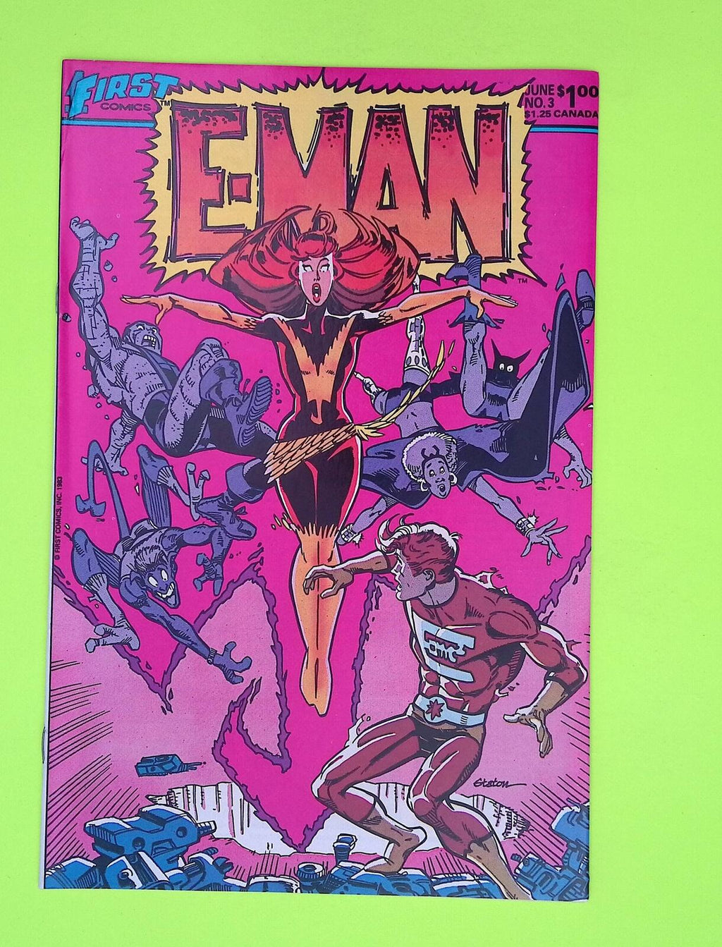 E-Man #3 Vol. 2 1983 First Comics High Grade Comic Book V96-85