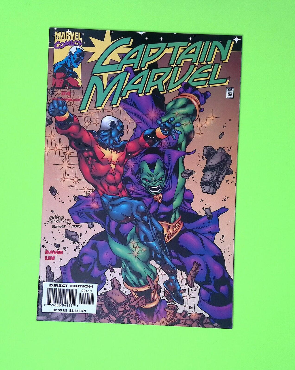 Captain Marvel #4 Vol. 3 2000 Marvel Comics 1st App High Grade Comic Book B53-11