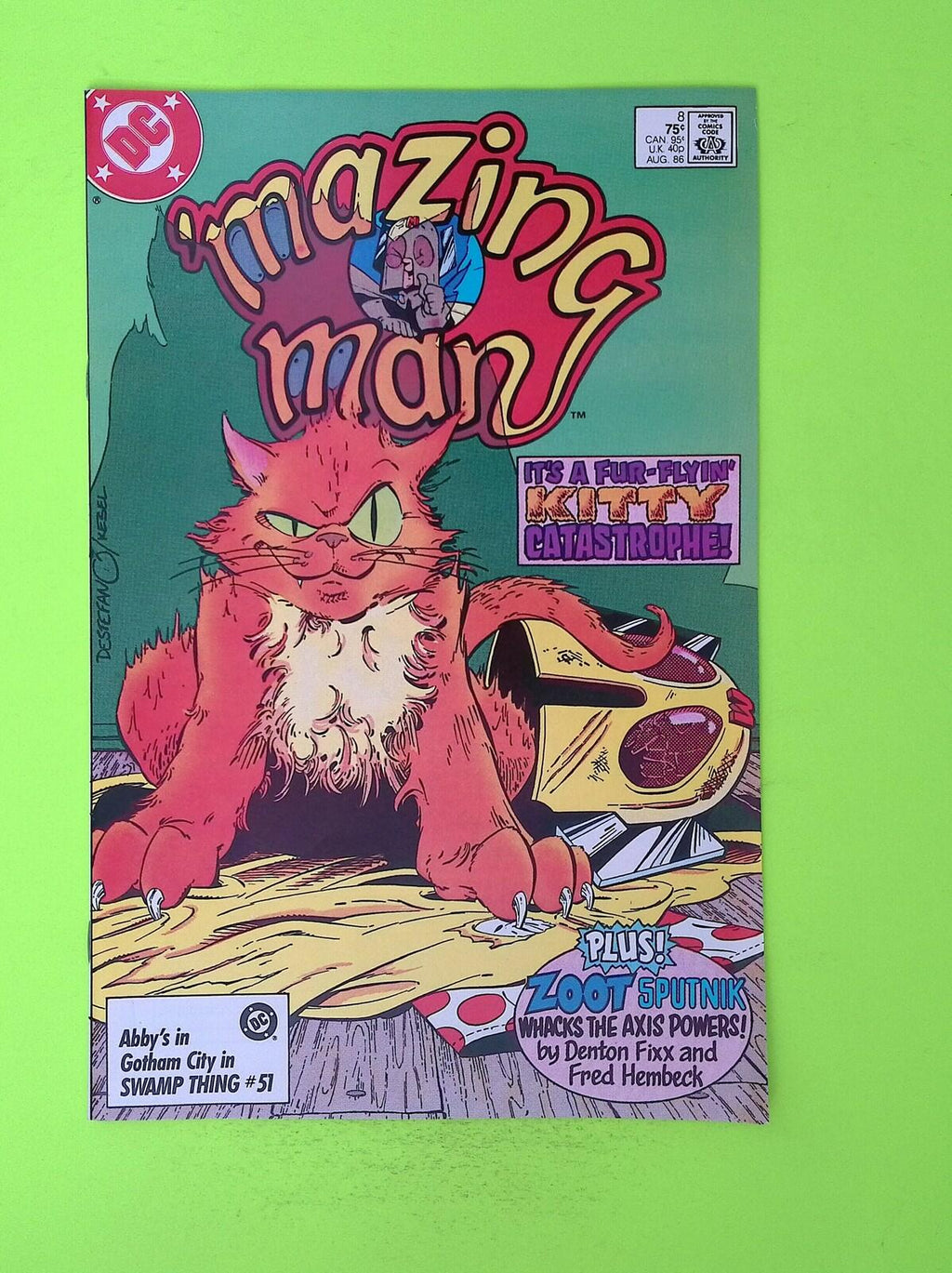 'Mazing Man #8 1986 DC Comics High Grade Comic Book X80-17