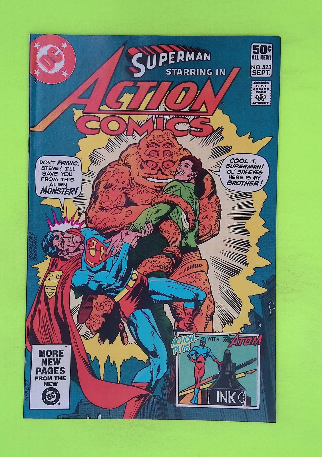 Action Comics #523 Vol. 1 1981 DC Comics Mid Grade Comic Book V94-203