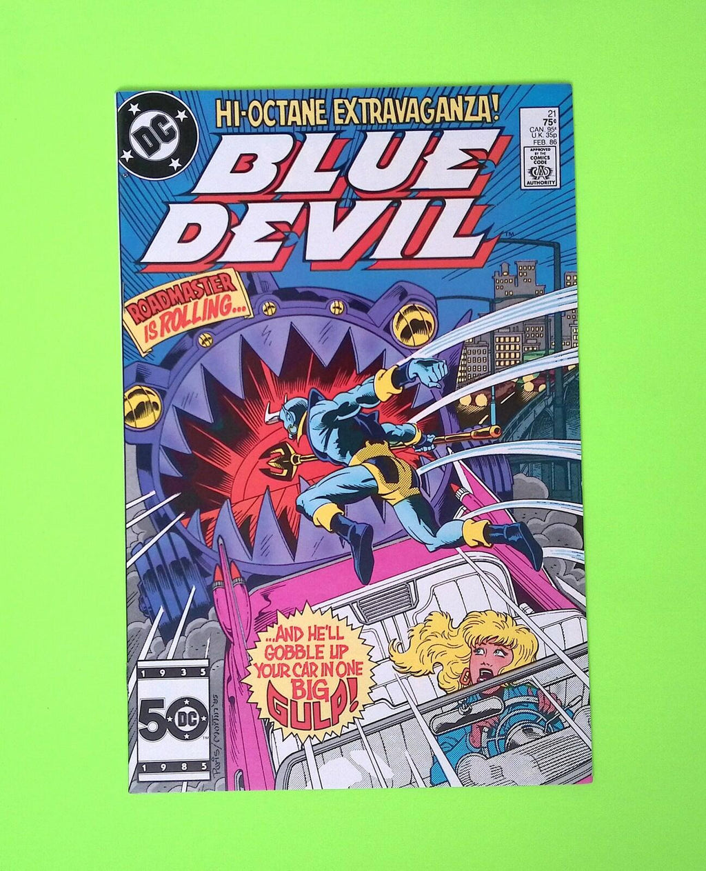 Blue Devil #21 1986 DC Comics High Grade Comic Book W297-12
