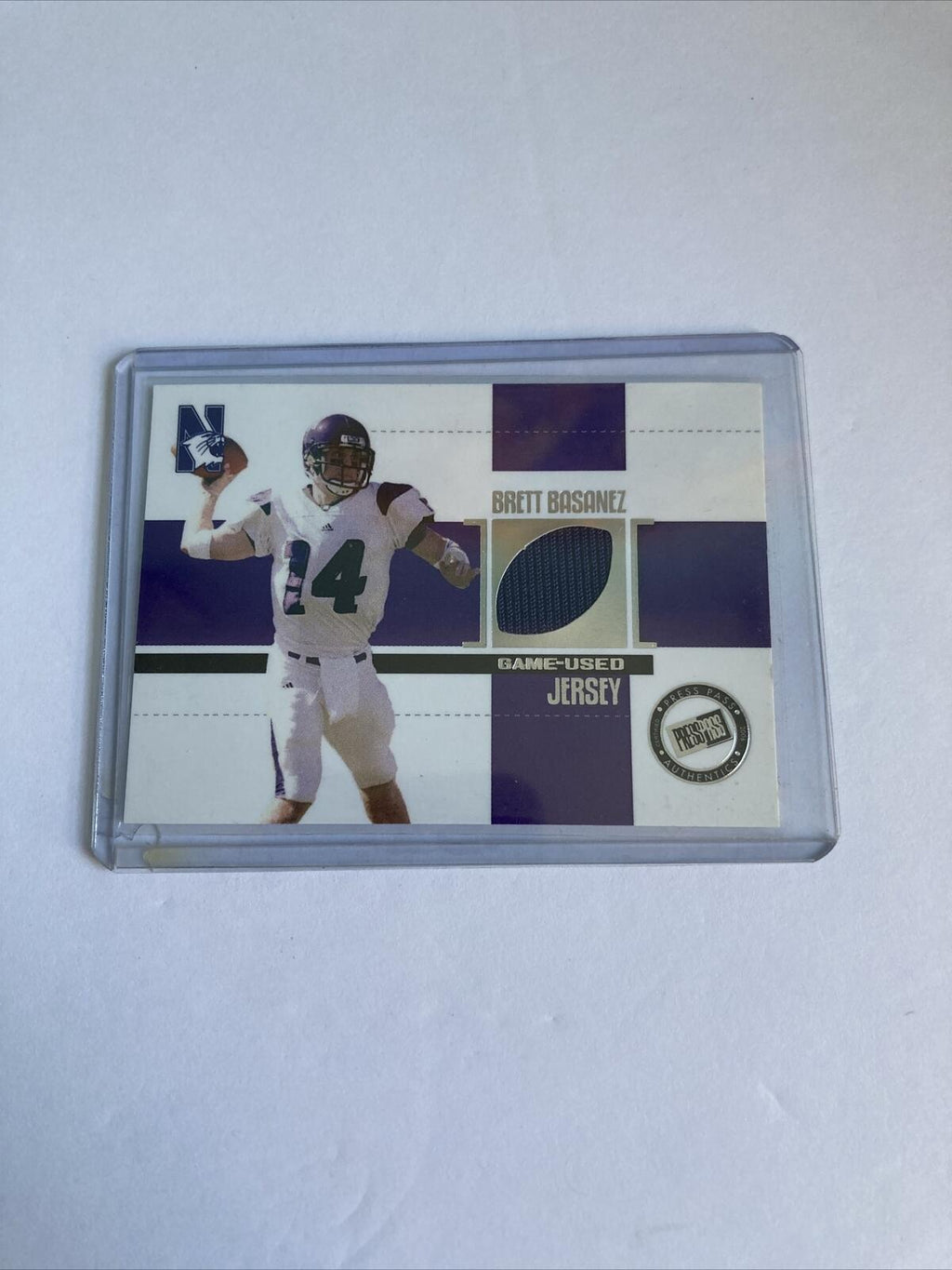 Brett Basanez JERSEY CARD PRESS PASS 2006 T4-239